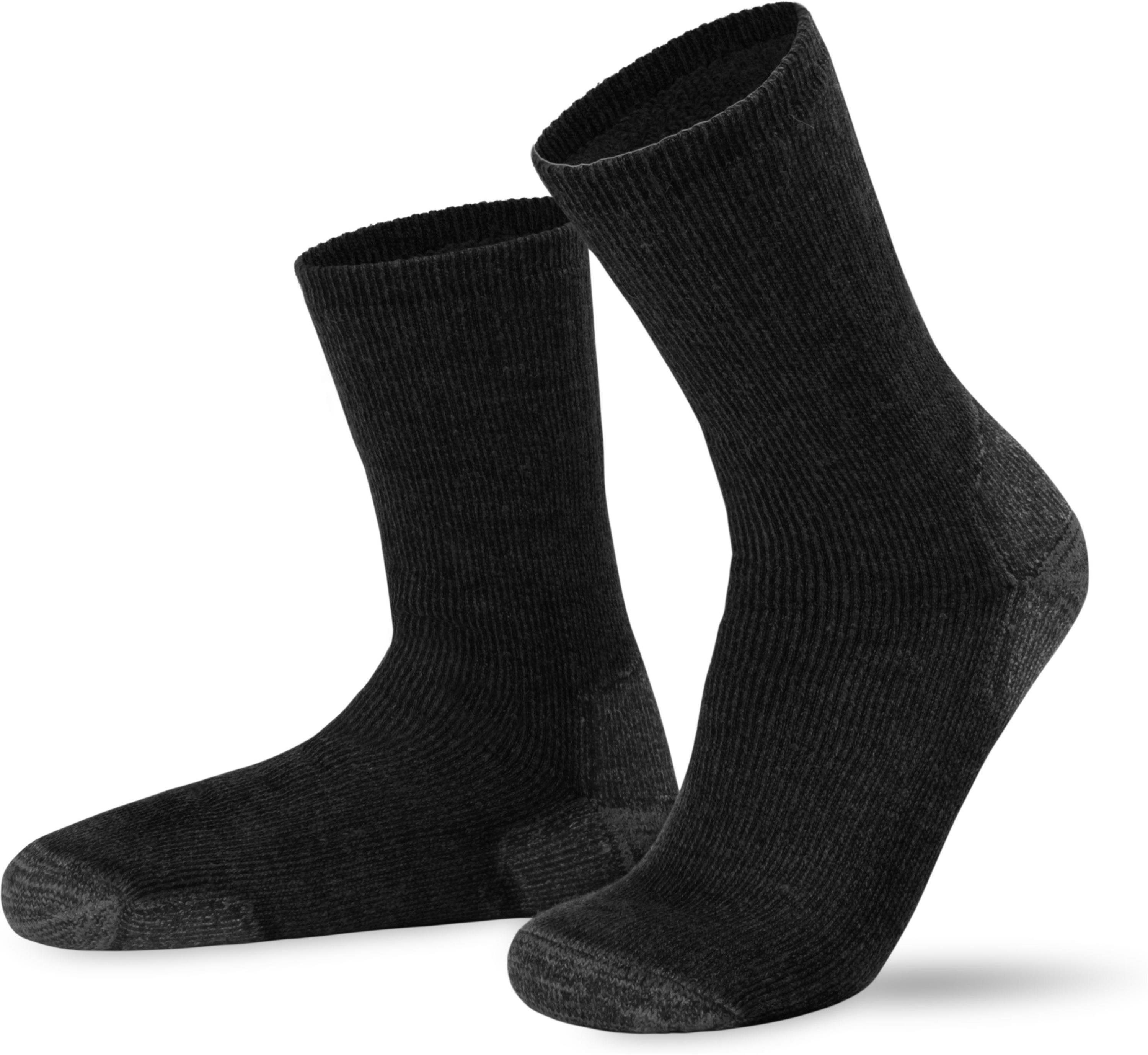 extrem Arbeits- Thermosocken und Outdoorsocken Paar (2 2 reißfest Paar) normani robust Schwarz und