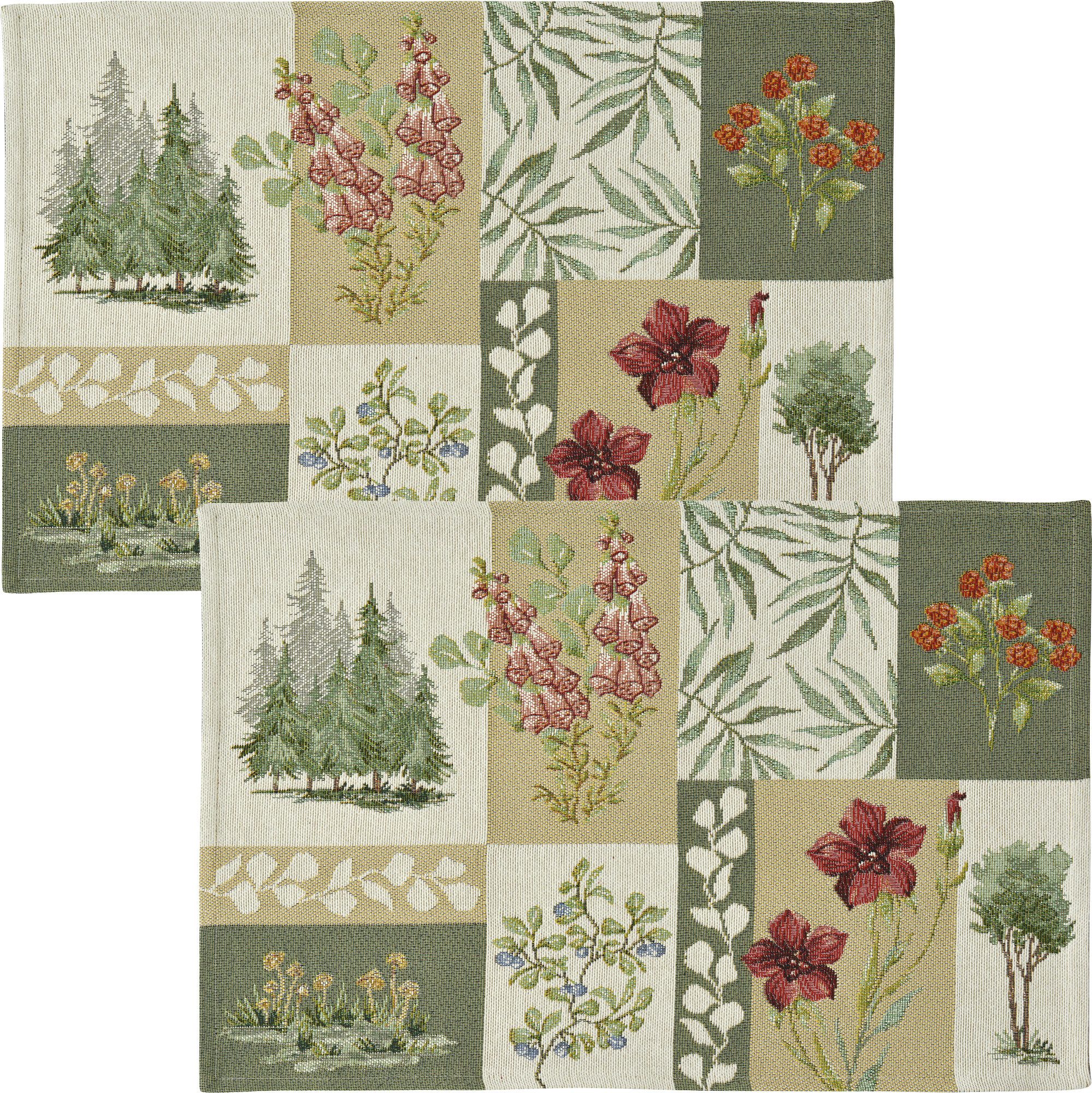 sander table + home Platzset Tischset "Huron Patch" 2er-Pack, Gobelin Motiv: Tiere