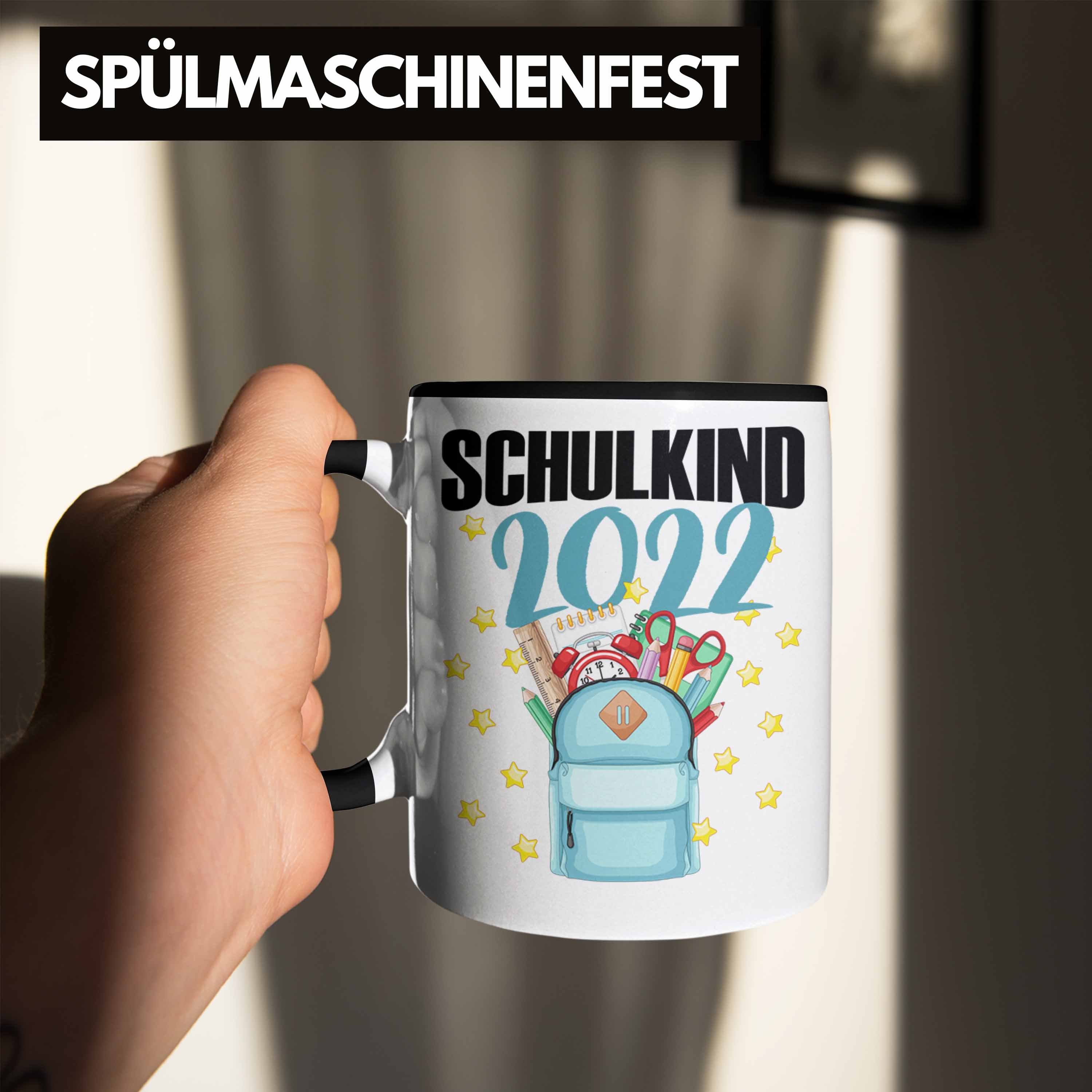 2022 Geschenk Trendation Schuleinführung Schulstart Trendation Schwarz Schultag - Füllung Schultüte Schulkind Tasse 1. Geschenkidee Mädchen Tasse Einschulung Schulanfang