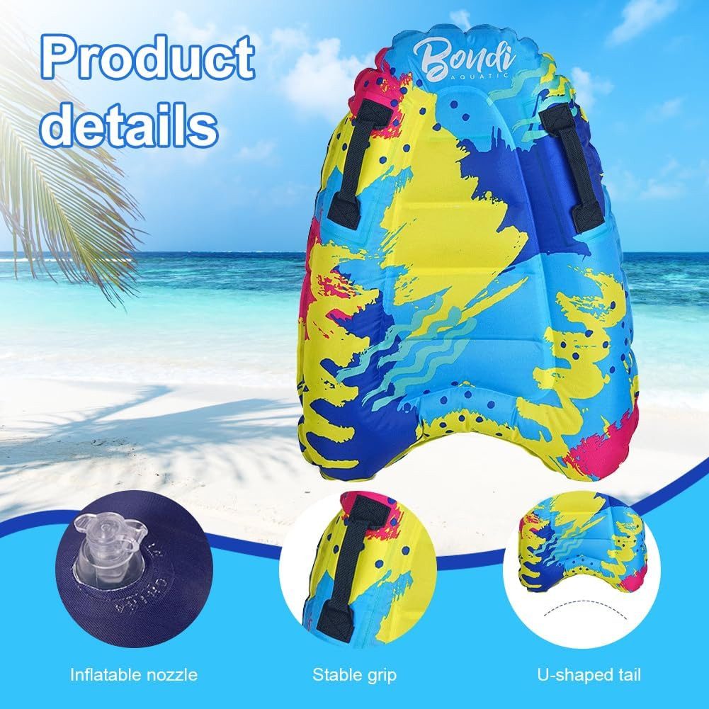 FELIXLEO Inflatable SUP-Board Aufblasbares Bodyboard Kinder & Erwachsene Pool Schwimmhilfe ., (1 tlg) – Bild 4 von 5