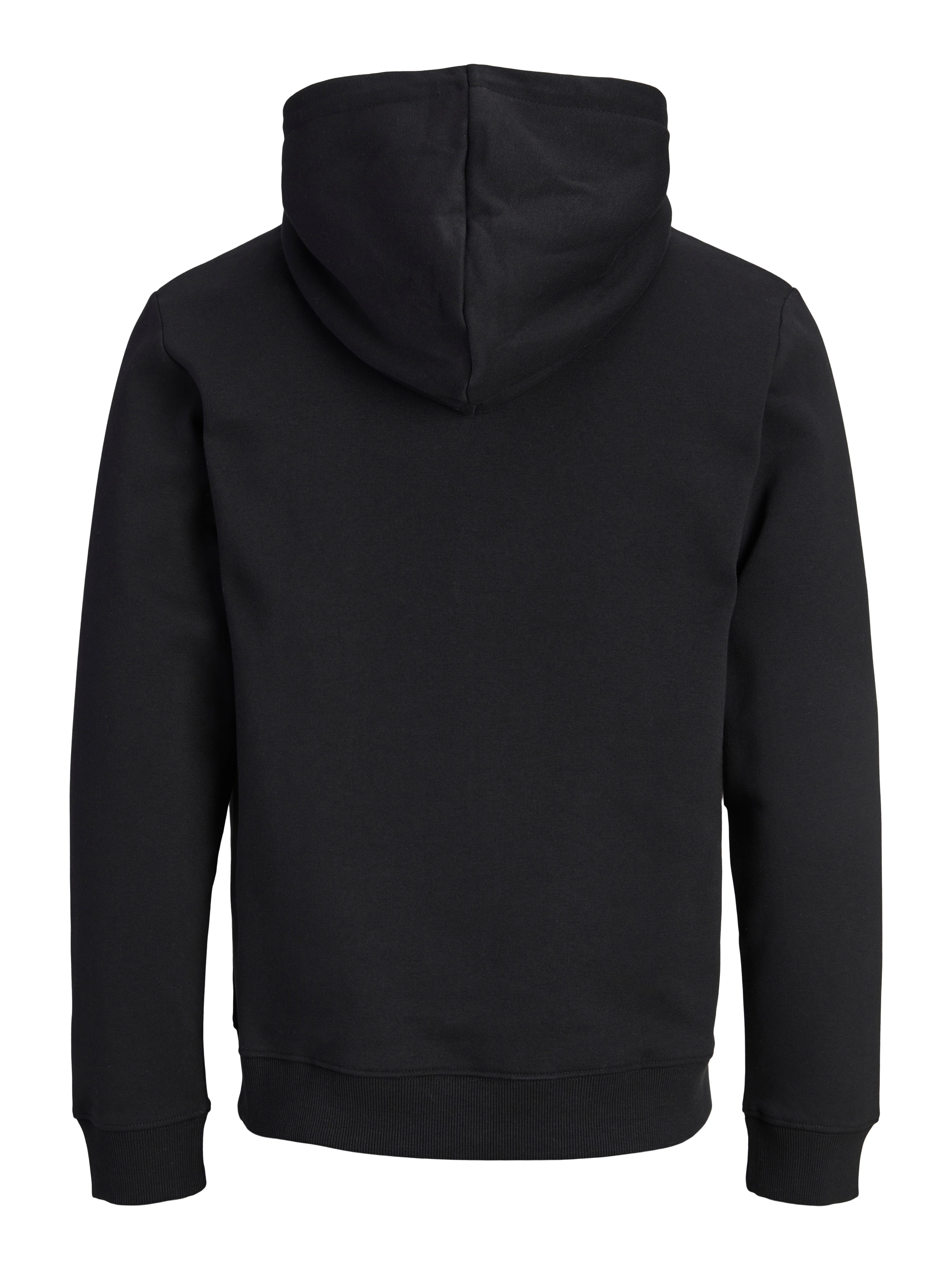 Jack & Jones Kapuzensweatjacke JJAERO SWEAT ZIP HOOD Materialmix, regular fit