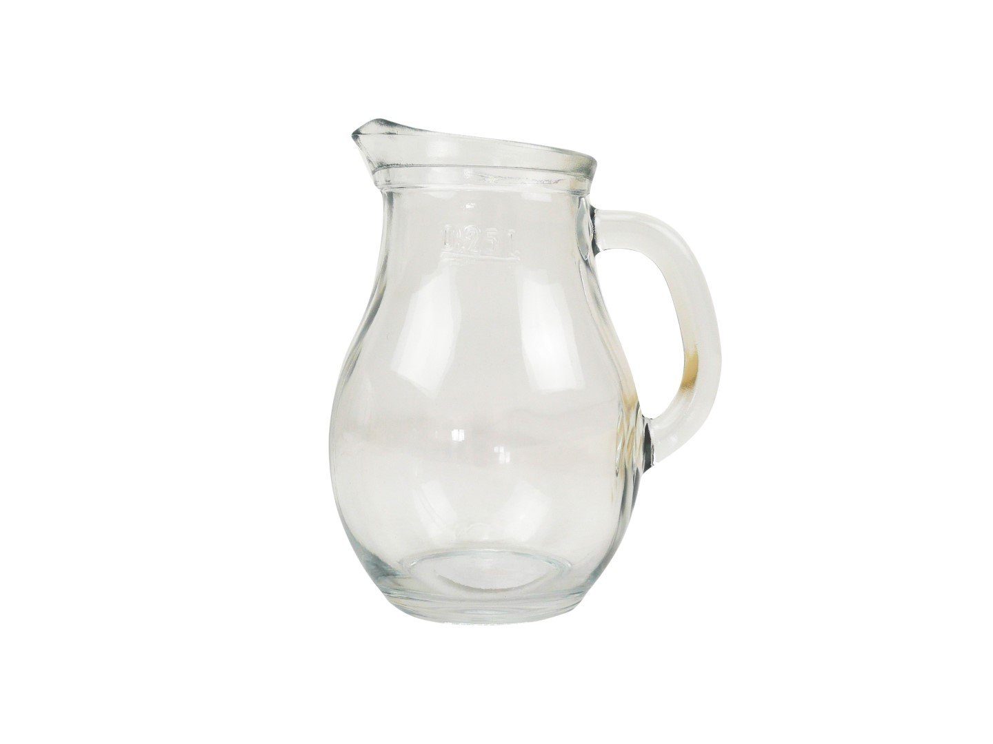 Pasabahce Wasserkrug Glaskrug Set für Wein oder Saft, (Set, 12-tlg), klassische Bistro Form