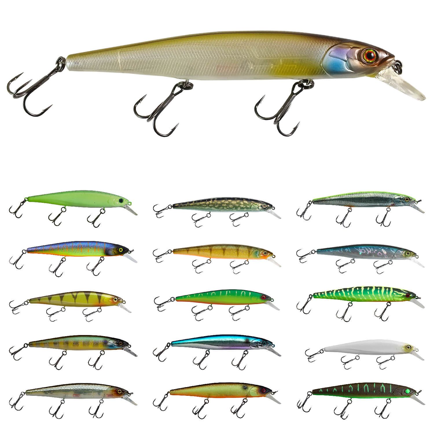 Illex Kunstköder Illex Wobbler Mag Squad 128 SP 21g schwebend, (1-St)