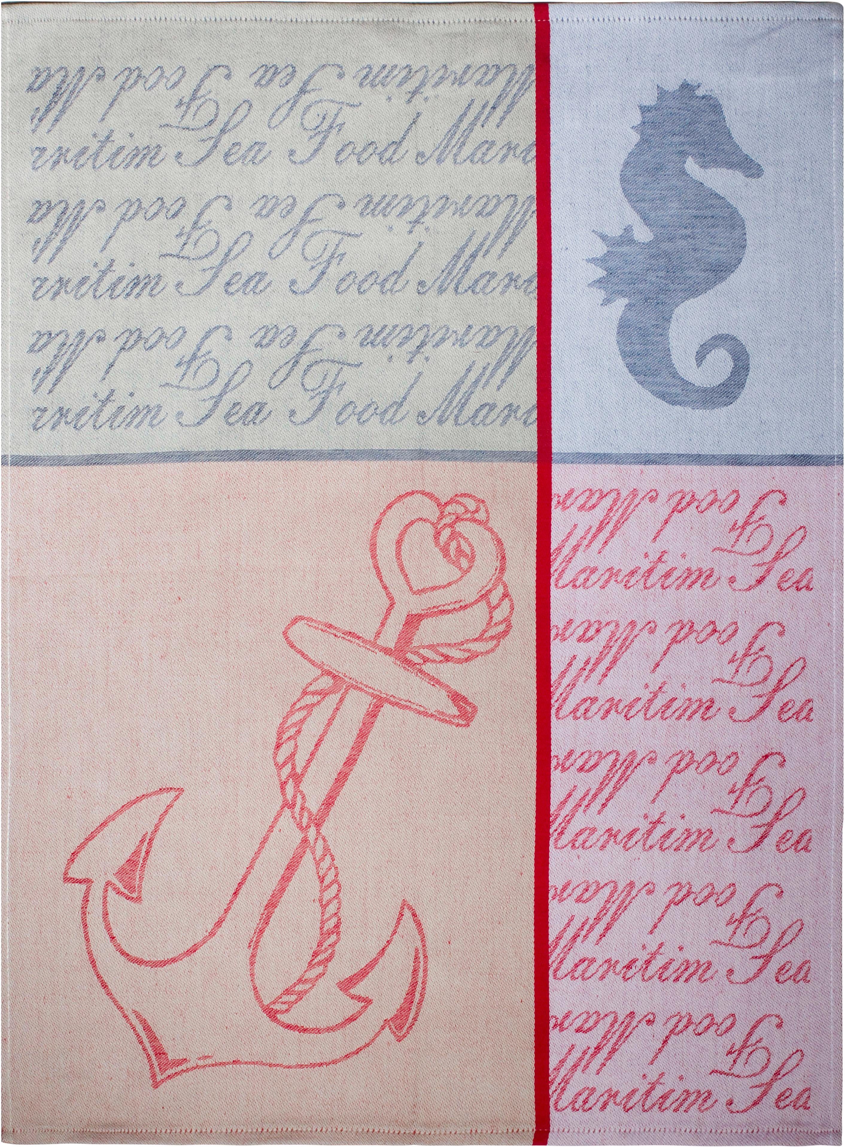 stuco Geschirrtuch Nautica - Jacquard, (Set, 3-tlg) günstig online kaufen