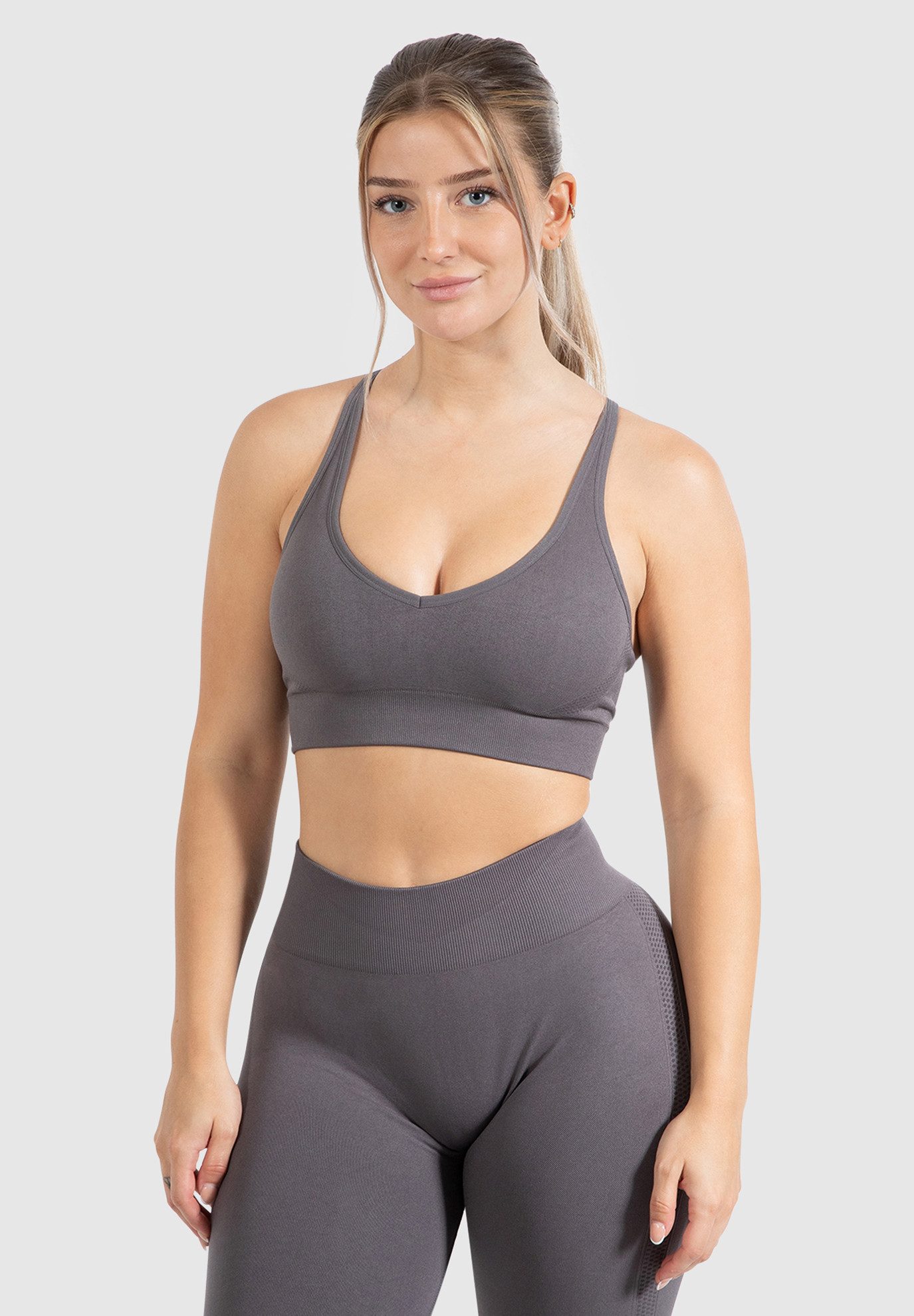 Sport-BH Cetrina, Seamless Sport Bra eleganter Rückenausschnitt Fitness