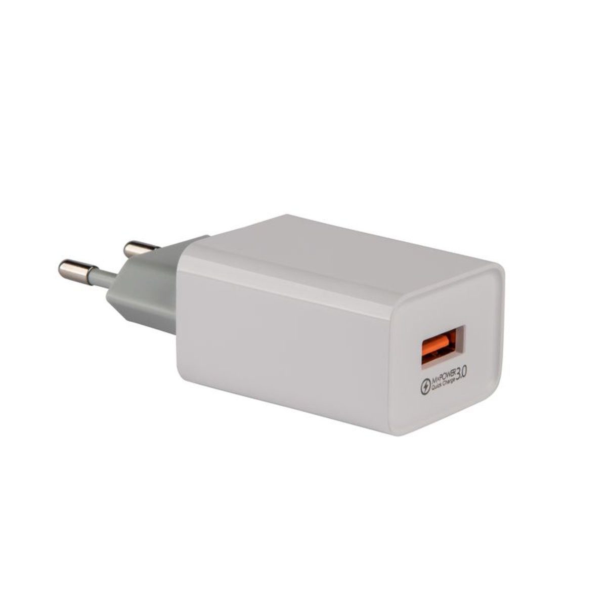 Maxximus Wandladegerät Maxximus Delta 3A QUICK CHARGE 3.0 18W Smartphone-Ladegerät