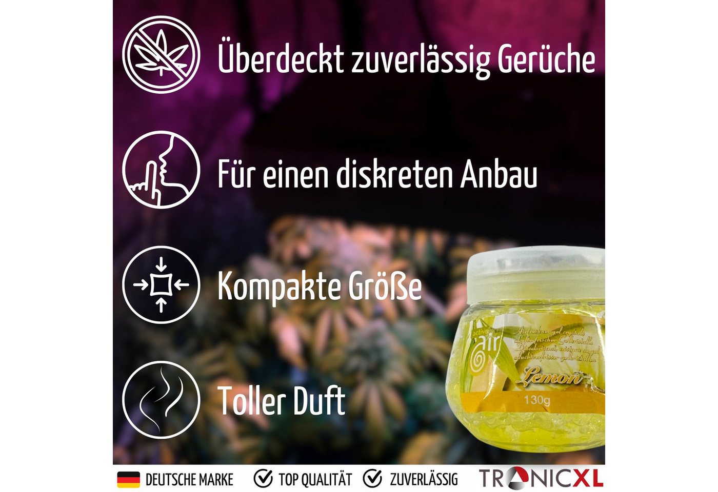 Thumbnail - TronicXL Gewächshaus 6 Stück Grow Lufterfrischer für Growbox Duft Geruch überdecken Zubehör