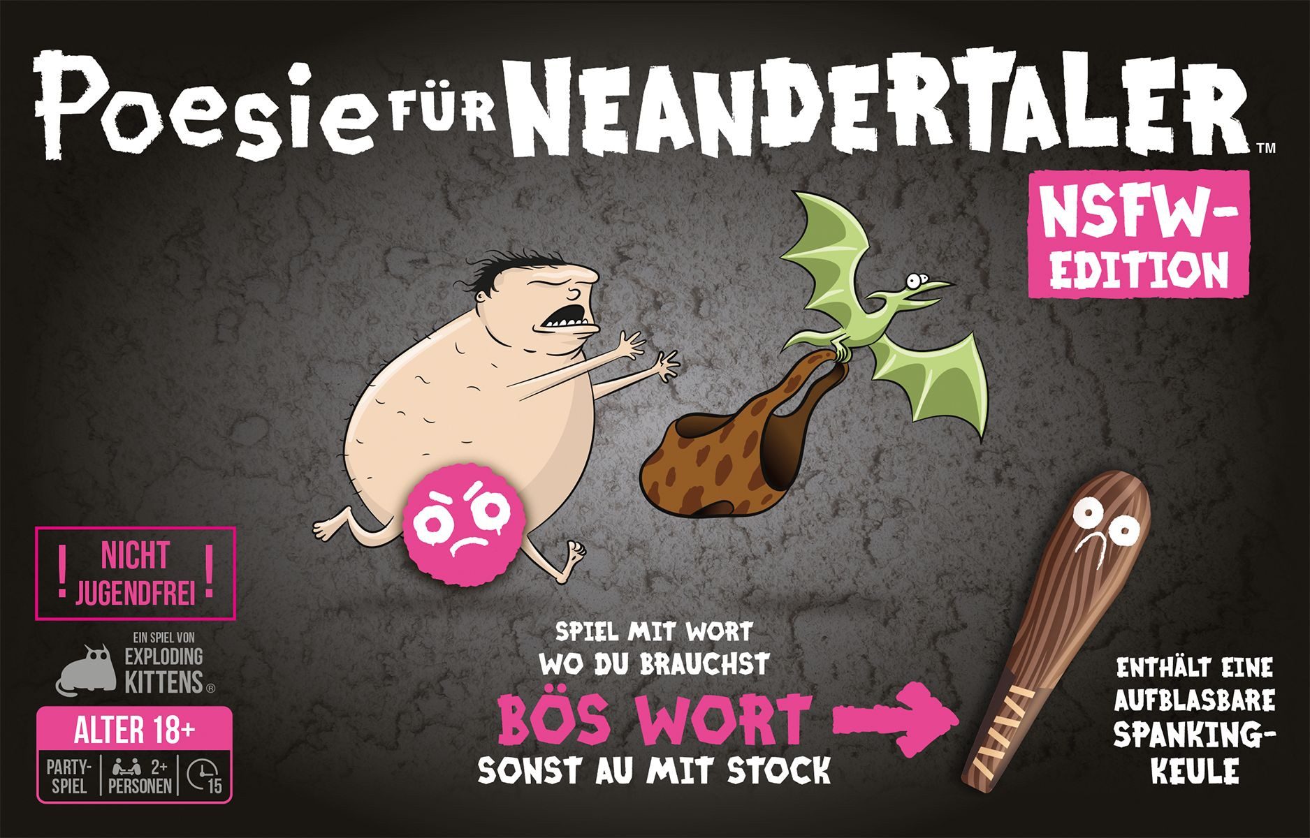 Spiel Exploding Kittens - Poesie für Neandertaler: NSFW-Edition