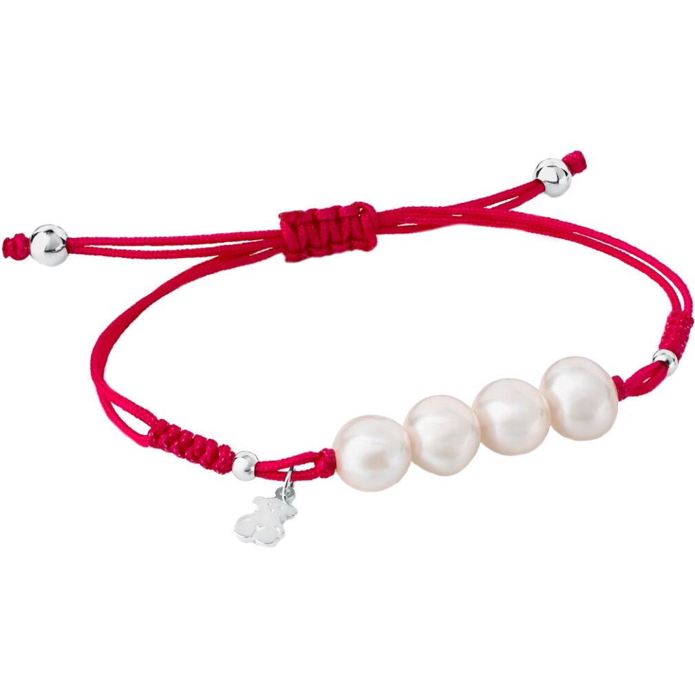 Tous Armband Rùový náramek s perlami Nudos 213031500