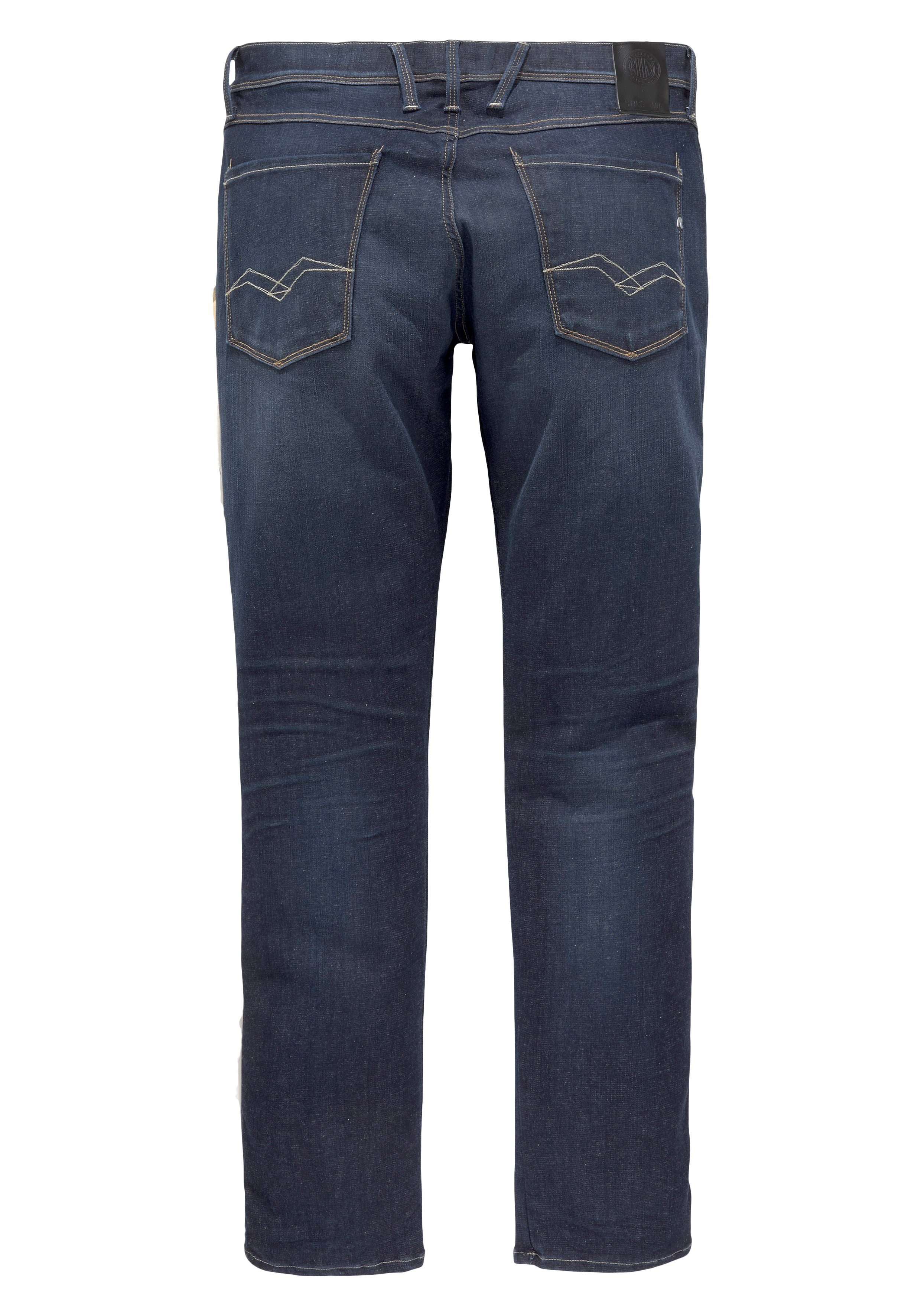 Replay Slim-fit-Jeans ANBASS HYPERFLEX dark-wash BIO