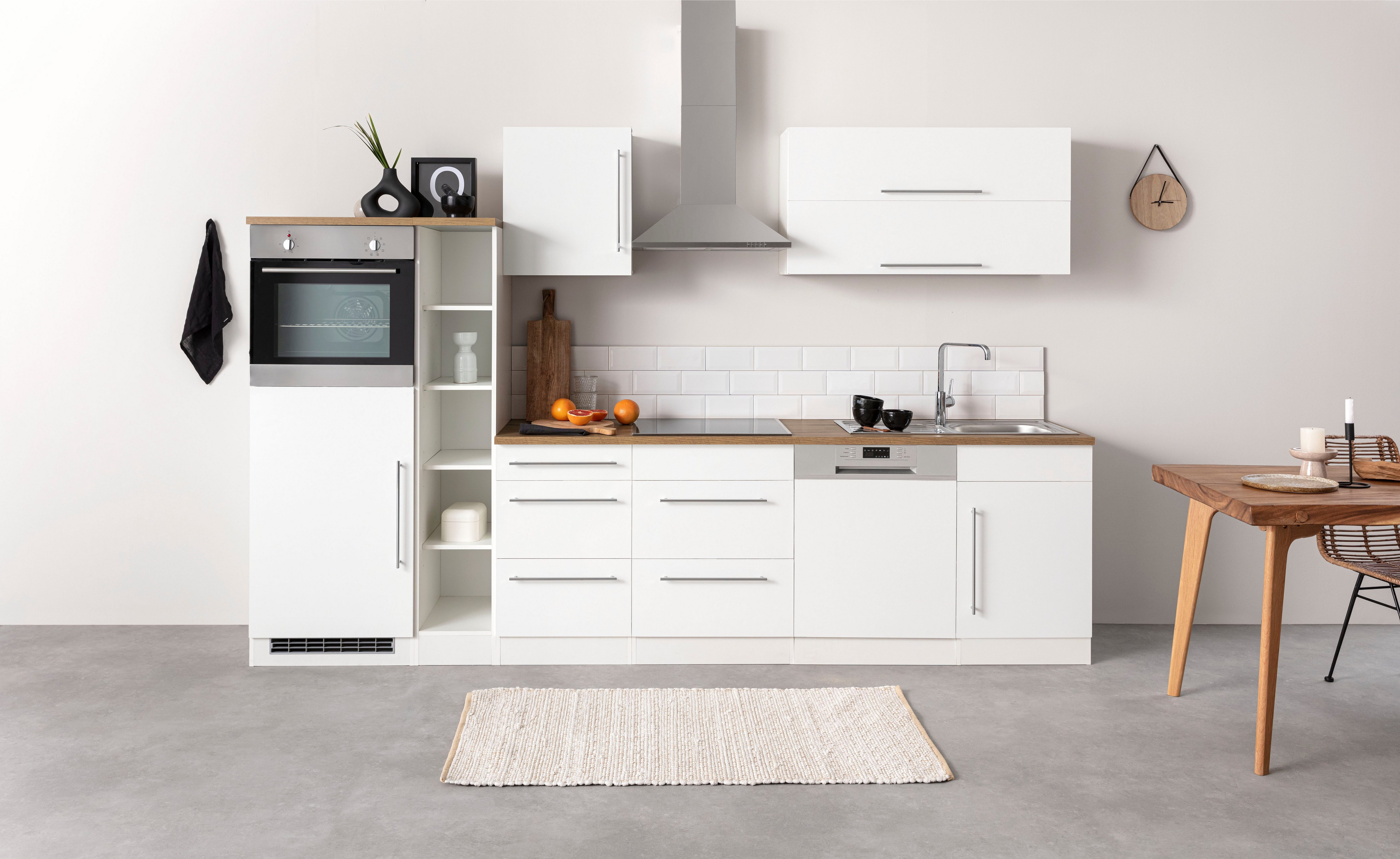 KOCHSTATION Küchenzeile KS-Samos, Breite 310 cm, günstig online kaufen