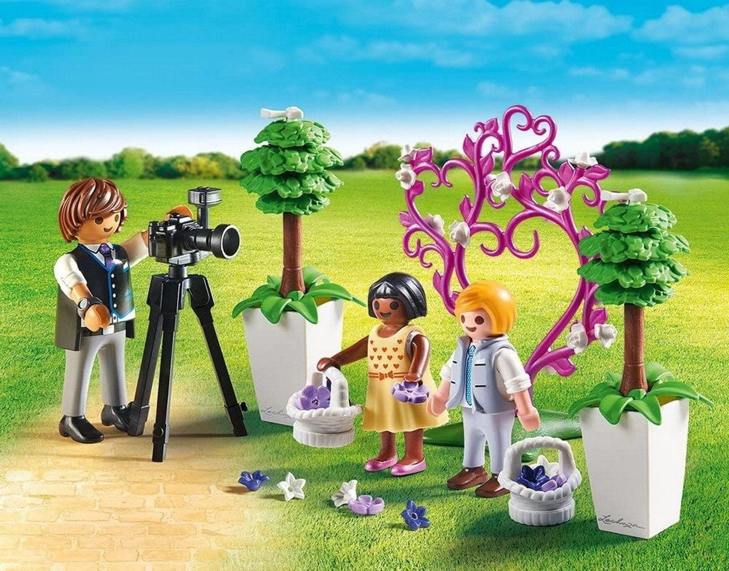 Playmobil® City Life Fotograf mit Blumenkindern Konstruktions-Spielset, (Fo günstig online kaufen