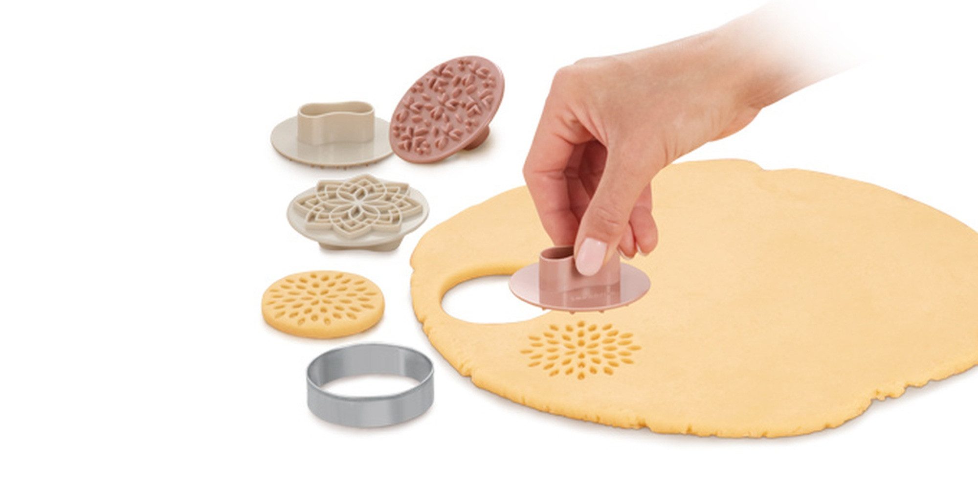 Tescoma Ausstechform Dekorierstempel für Kekse und Lebkuchen DELÍCIA, Set 4 St. – Bild 2 von 4