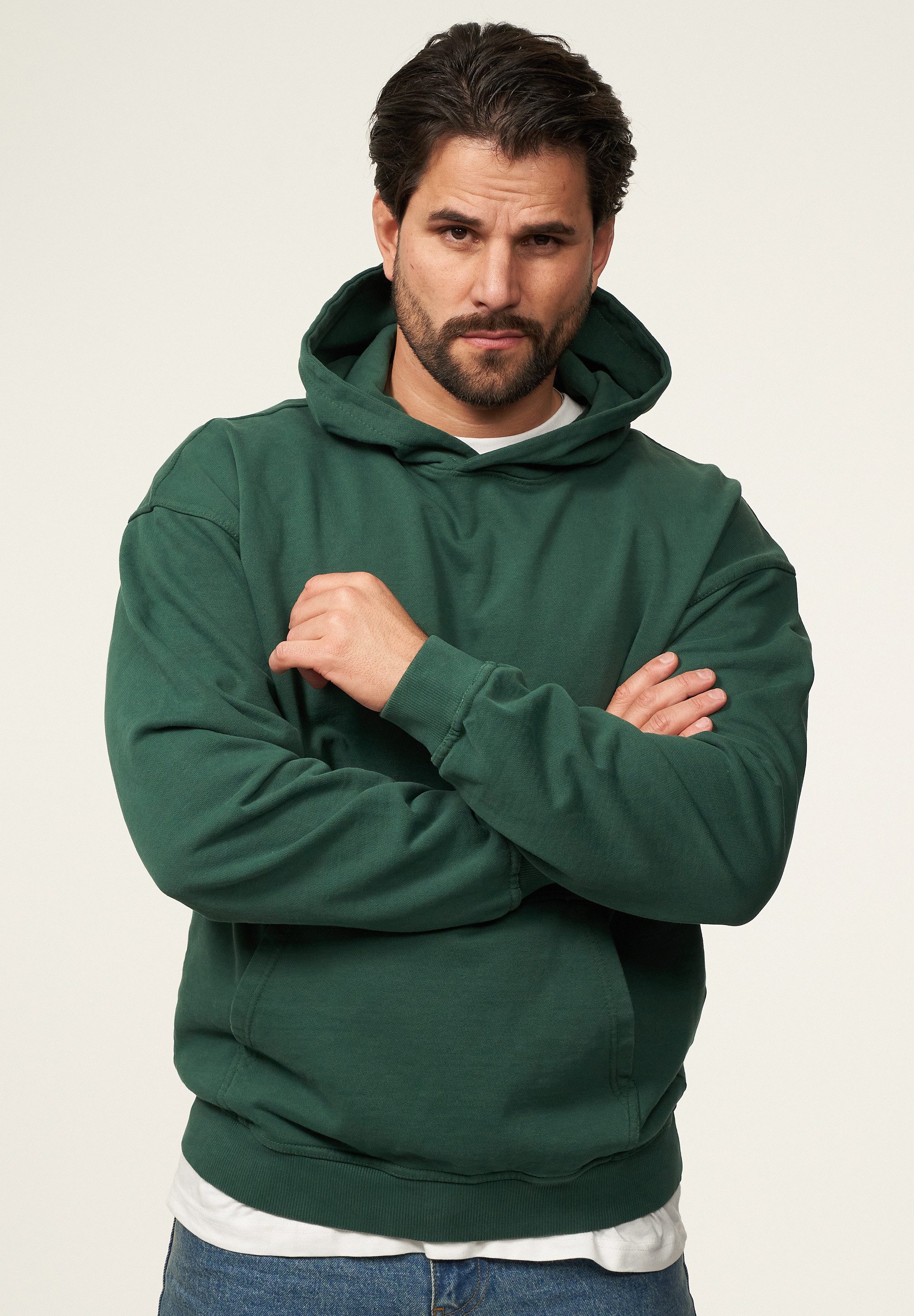 BEHYPE STUDIOS Hoodie BHSOITA Herren Heavy Oversize Blank Kapuzenpullover S günstig online kaufen