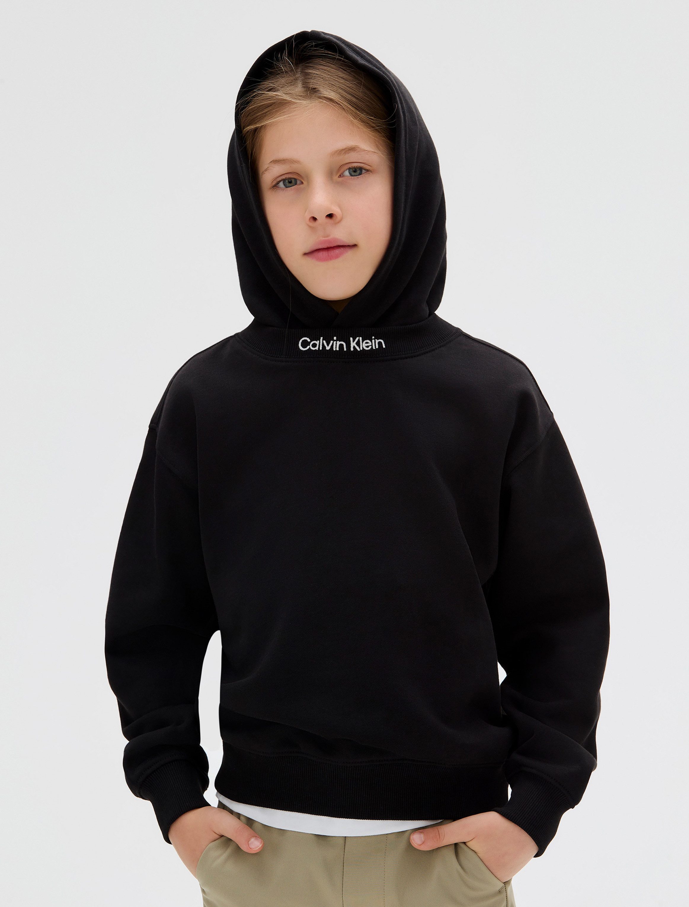 Calvin Klein Jeans Kapuzensweatshirt NECK EMBRO günstig online kaufen