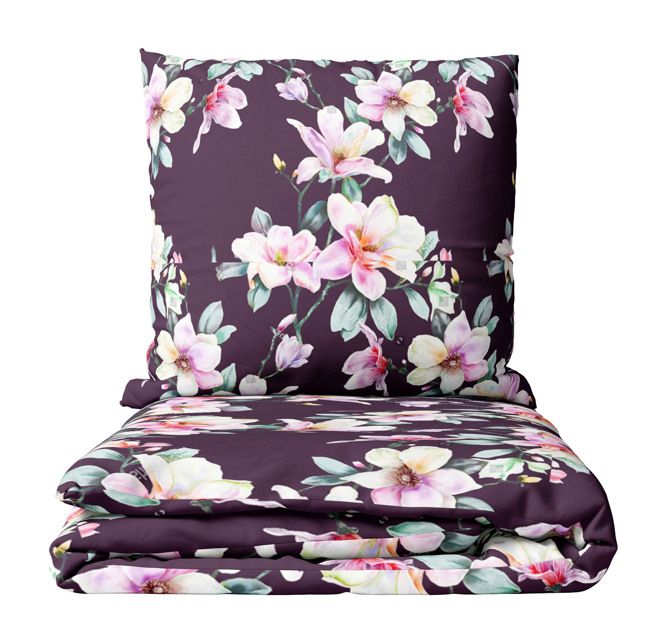 Leonado Vicenti Bettwäsche Biber Baumwolle 135x200, flauschig, Biber, 4 tei günstig online kaufen