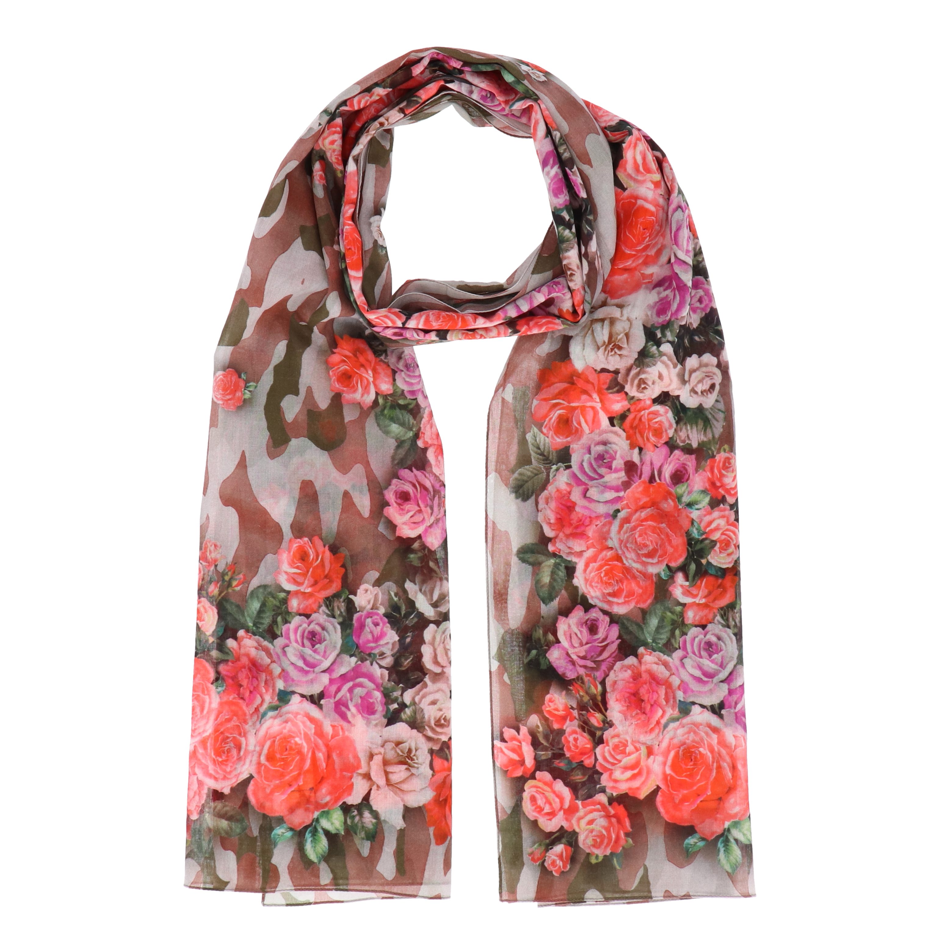 halsüberkopf Accessoires Modeschal Schal Flower Patch, mit Camouflagemuster
