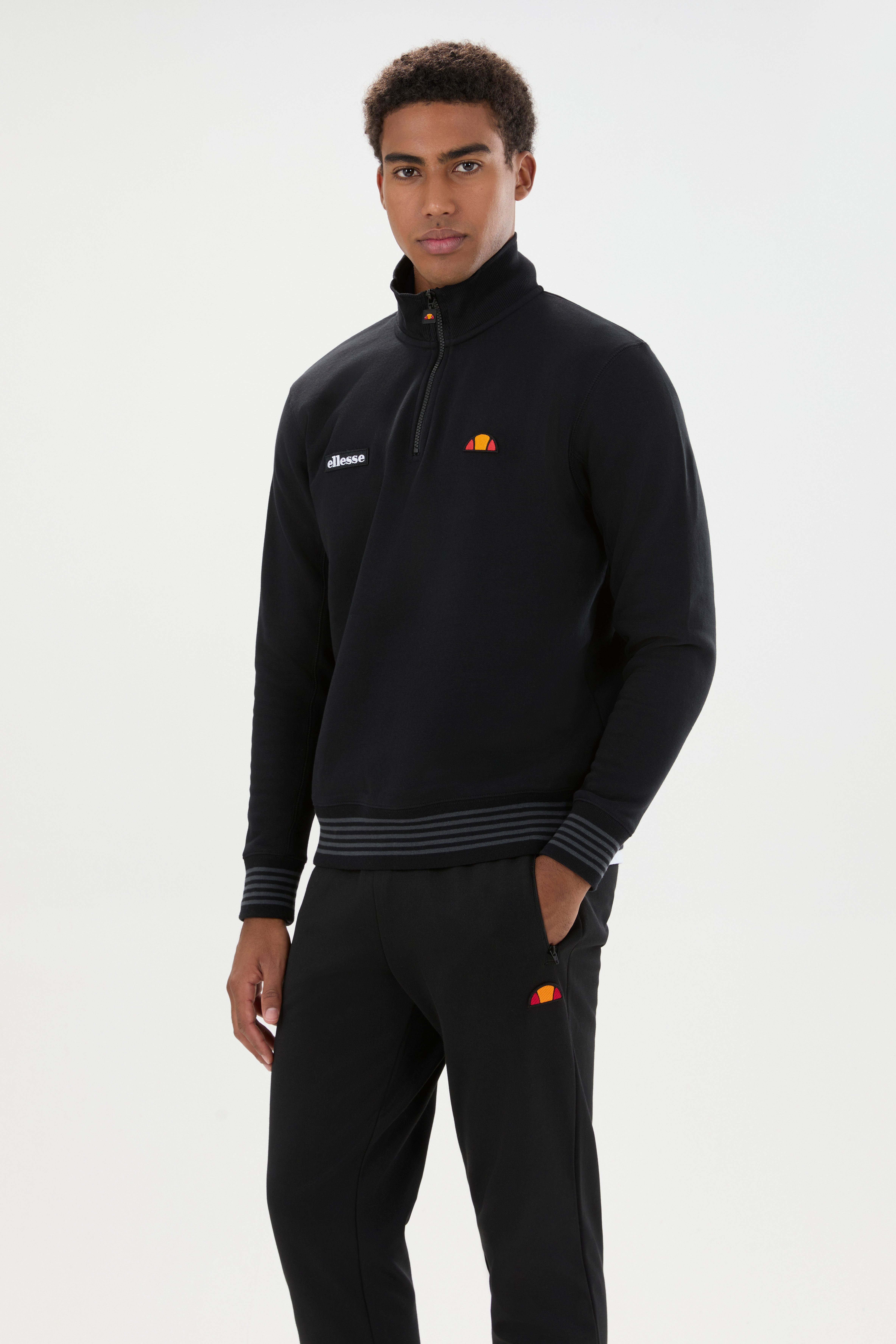 Ellesse Sweatshirt VERAZO 1/4 ZIP TOP mit 1/4-Zip-Ausführung, aus angerauter Sweatware