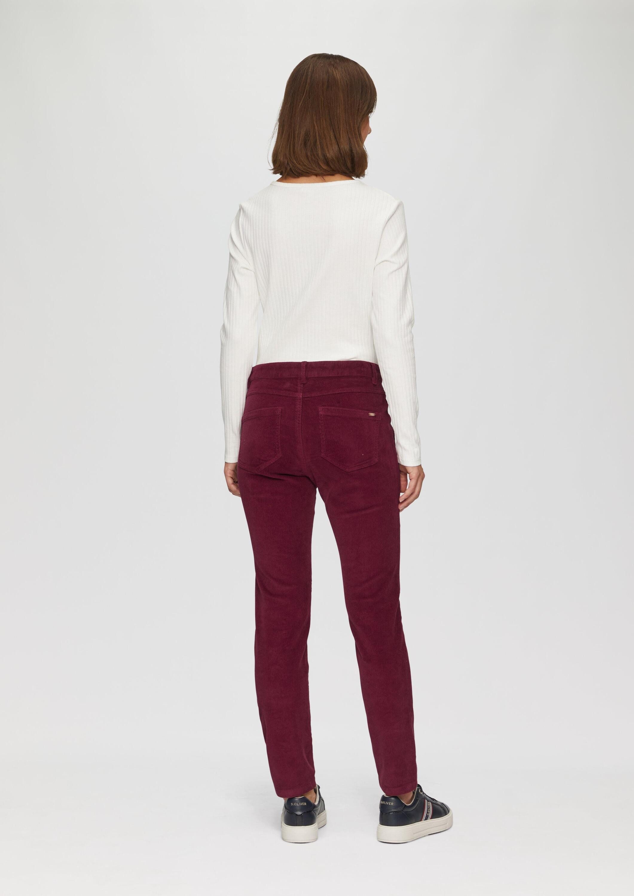 s.Oliver Chinos Hose BETSY Schmal geschnittene Cordhose