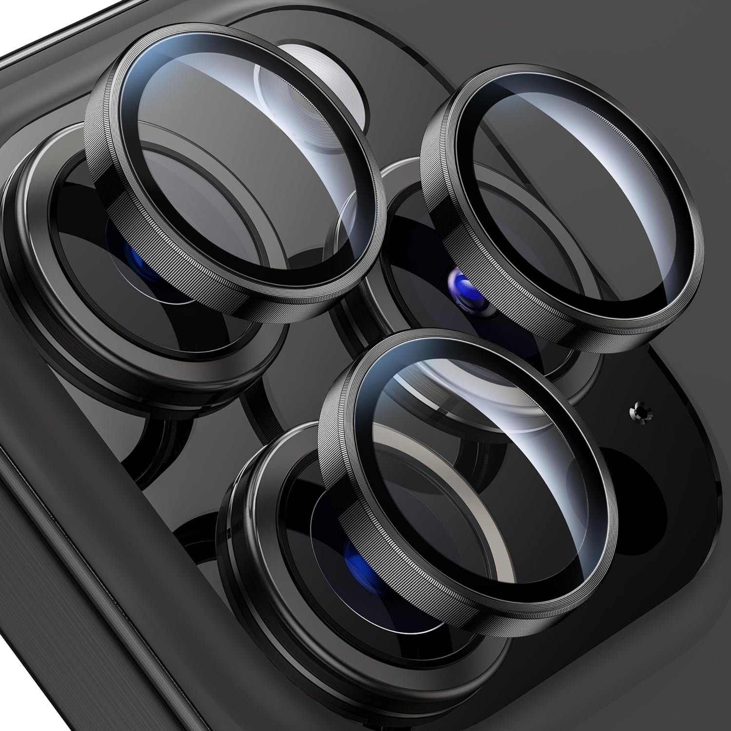 MSM Displayschutzglas 3X Linsenglas für Apple iPhone 15 Pro / 15 Pro Max Schutz Panzerfolie