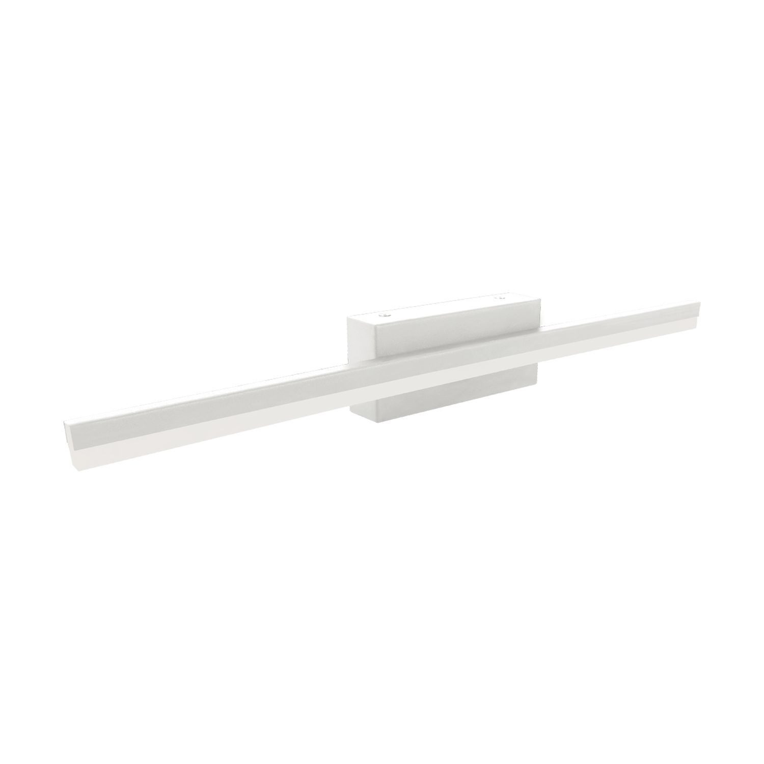Licht-Erlebnisse Wandleuchte SARAH, LED, Neutralweiß, LED IP44 Weiß Edelstahl 4000 K 820 lm Wohnzimmer