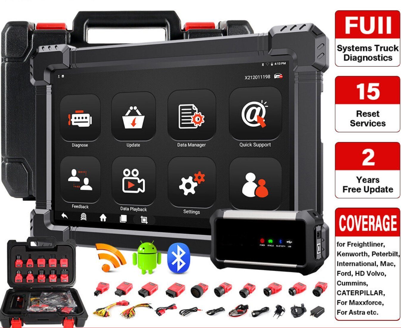 AN-DANNV OBD2-Diagnosegerät Verlängerung für Kfz Scanner 100cm 16Pin