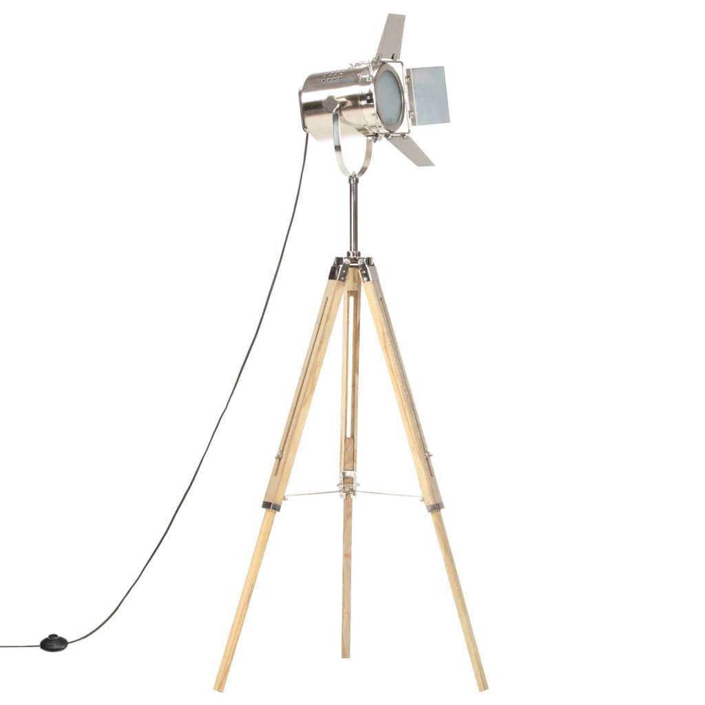 vidaXL Stehlampe Stativlampe Massivholz Mango 140 cm