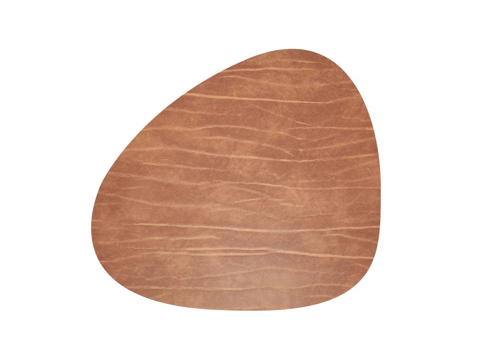 LIND DNA Platzset DOUBLE BUFFALO Tischset Curve black/nature, Table Mat Curve L Double Buffalo Black/Nature