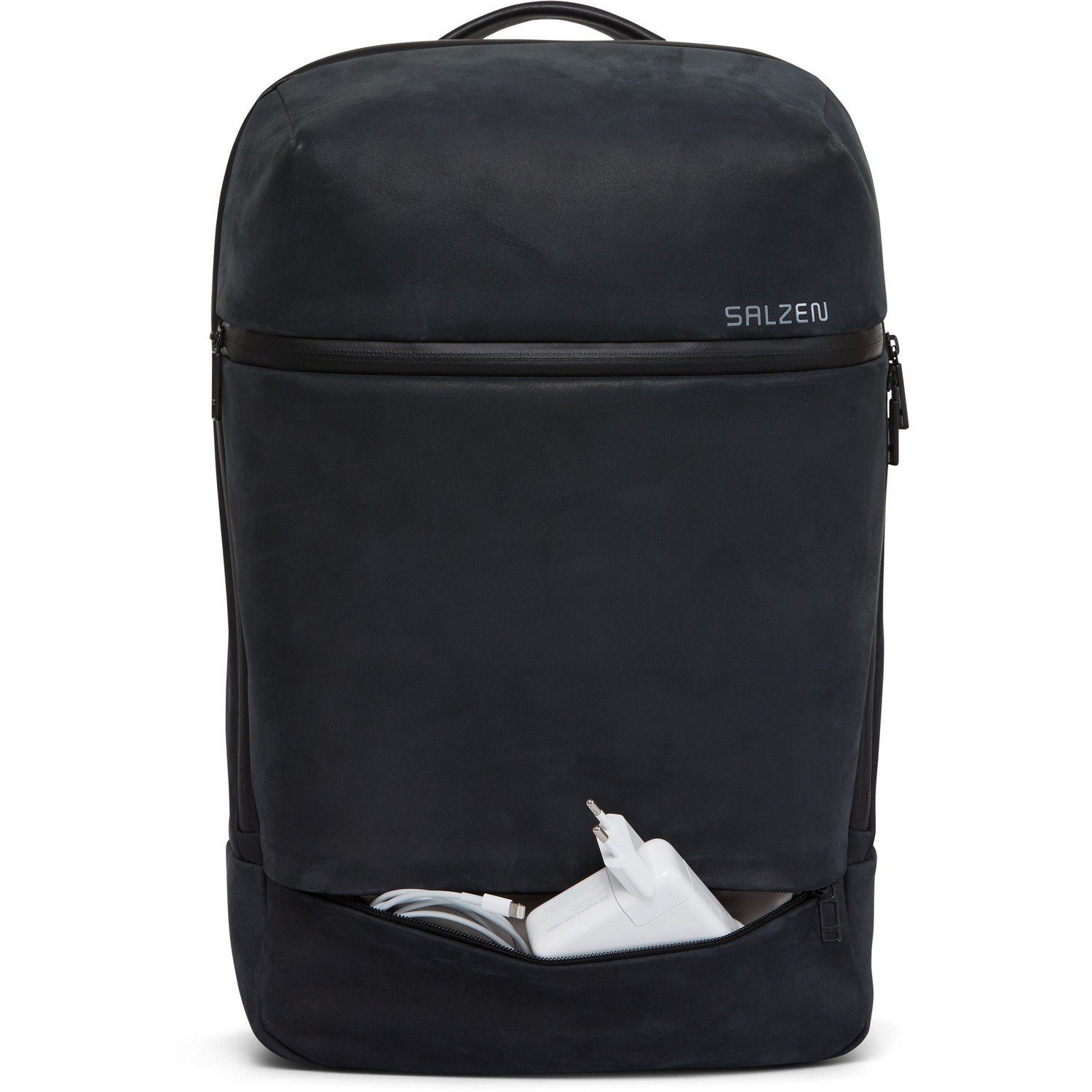 Salzen Rucksack Rucksack Savvy Leather Charcoal Black – Bild 4 von 5