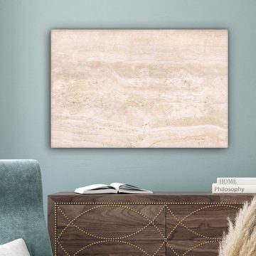OneMillionCanvasses® Leinwandbild Marmor - Steine - Sand - Textur, (1 St), Wandbild Leinwandbilder, Aufhängefertig, Wanddeko, 60x40 cm