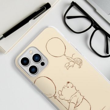 DeinDesign Handyhülle Winnie Puuh Disney Offizielles Lizenzprodukt Winnie & Ferkel, Apple iPhone 13 Pro Max Silikon Hülle Bumper Case Handy Schutzhülle