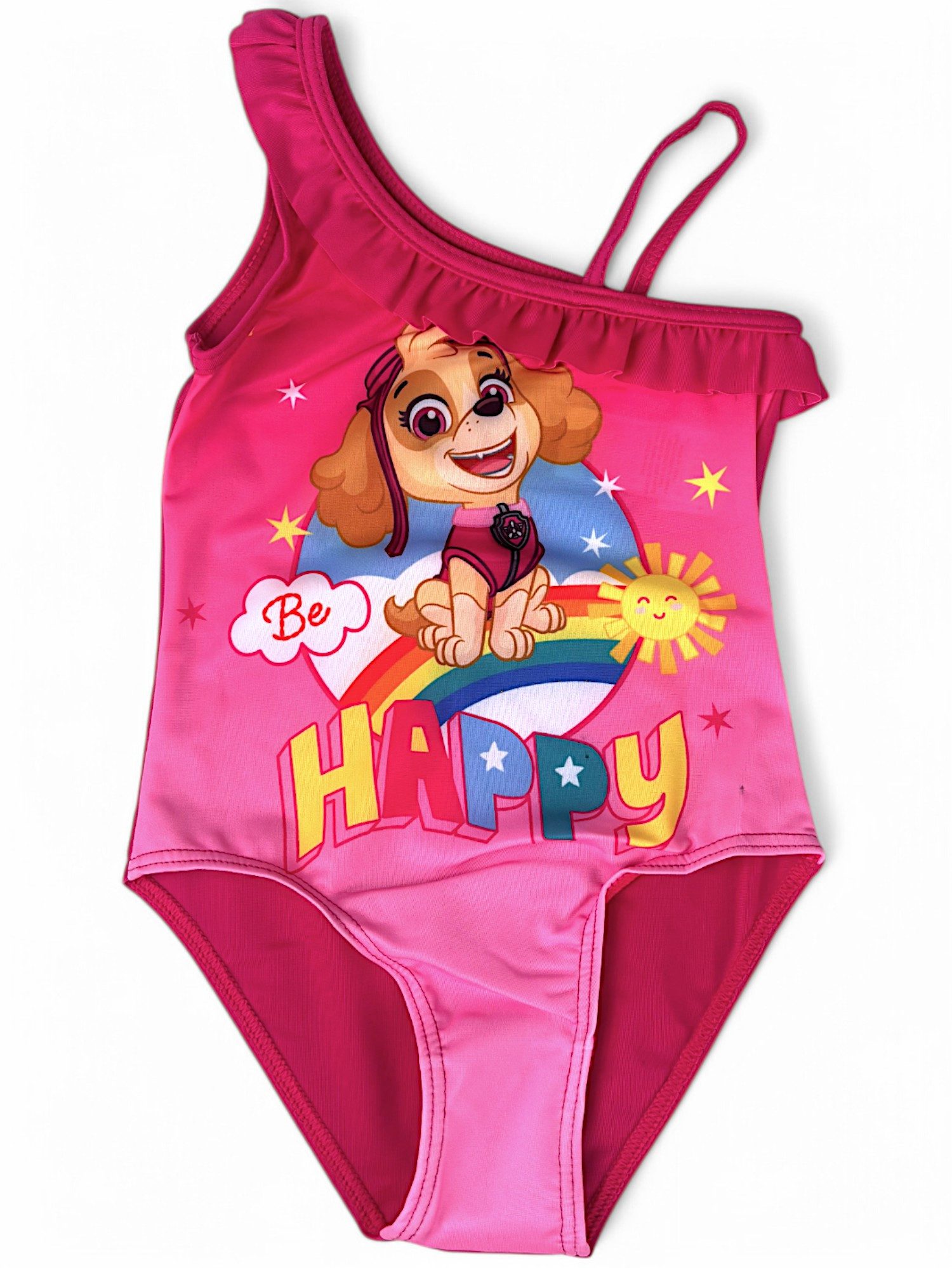 PAW PATROL Badeanzug Skye Be Happy Mädchen Schwimmanzug mit Rüschendetails Gr. 98 - 128 cm