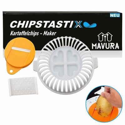 MAVURA Mikrowellenbehälter CHIPSTASTIX Kartoffelchips Maker Chips Röster Kartoffel, Grill DIY Form Chipsmaker für die Mikrowelle