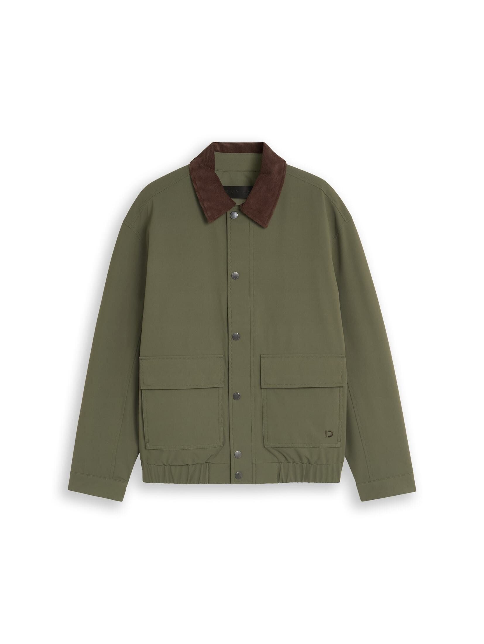 TOM TAILOR Denim Winterjacke Jacken Blouson Jacke mit Cord-Kragen