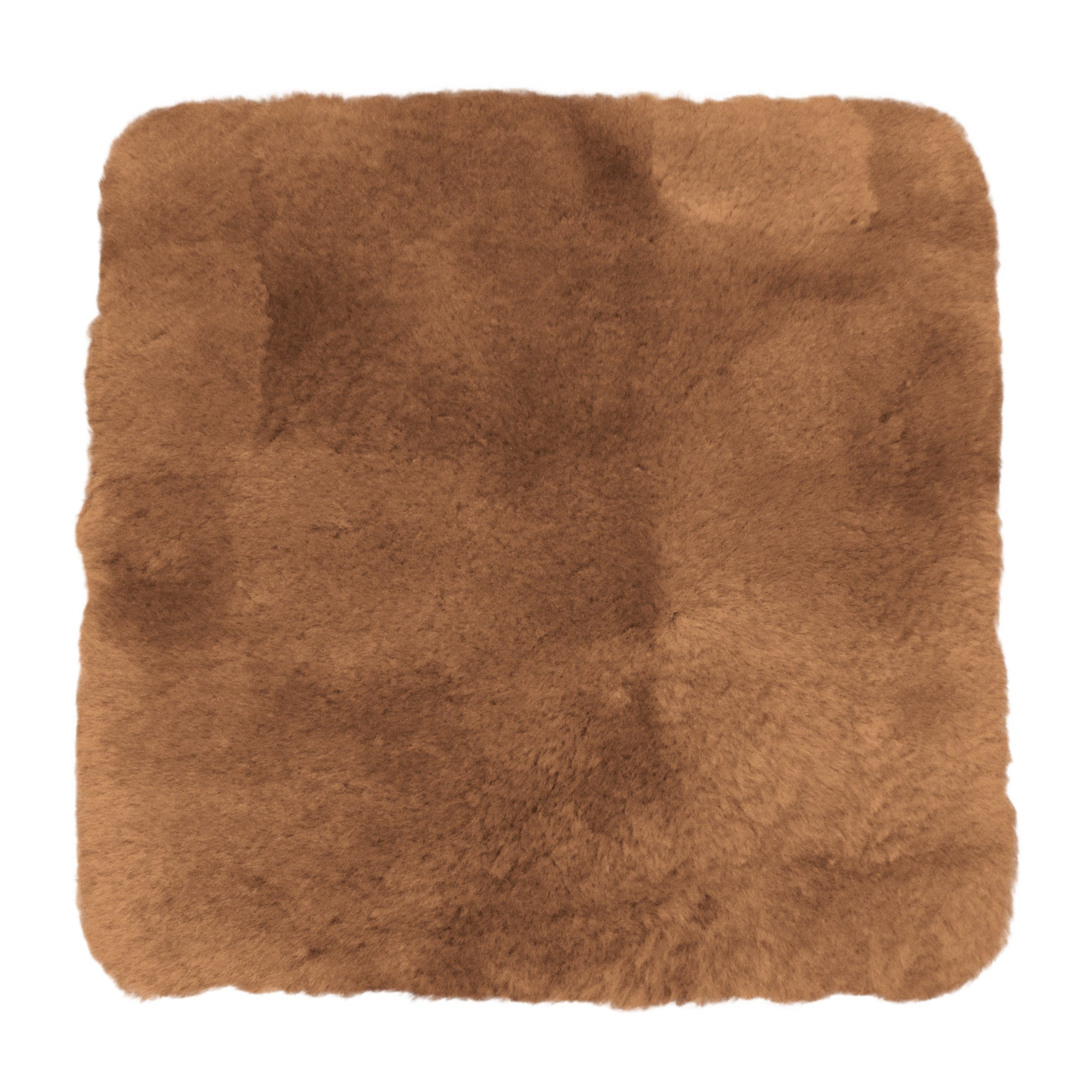 Heitmann Felle Sitzauflage Lammfell Patchwork, (1 St), Sitzauflage, eckig, 35x35 cm, echtes Lammfell