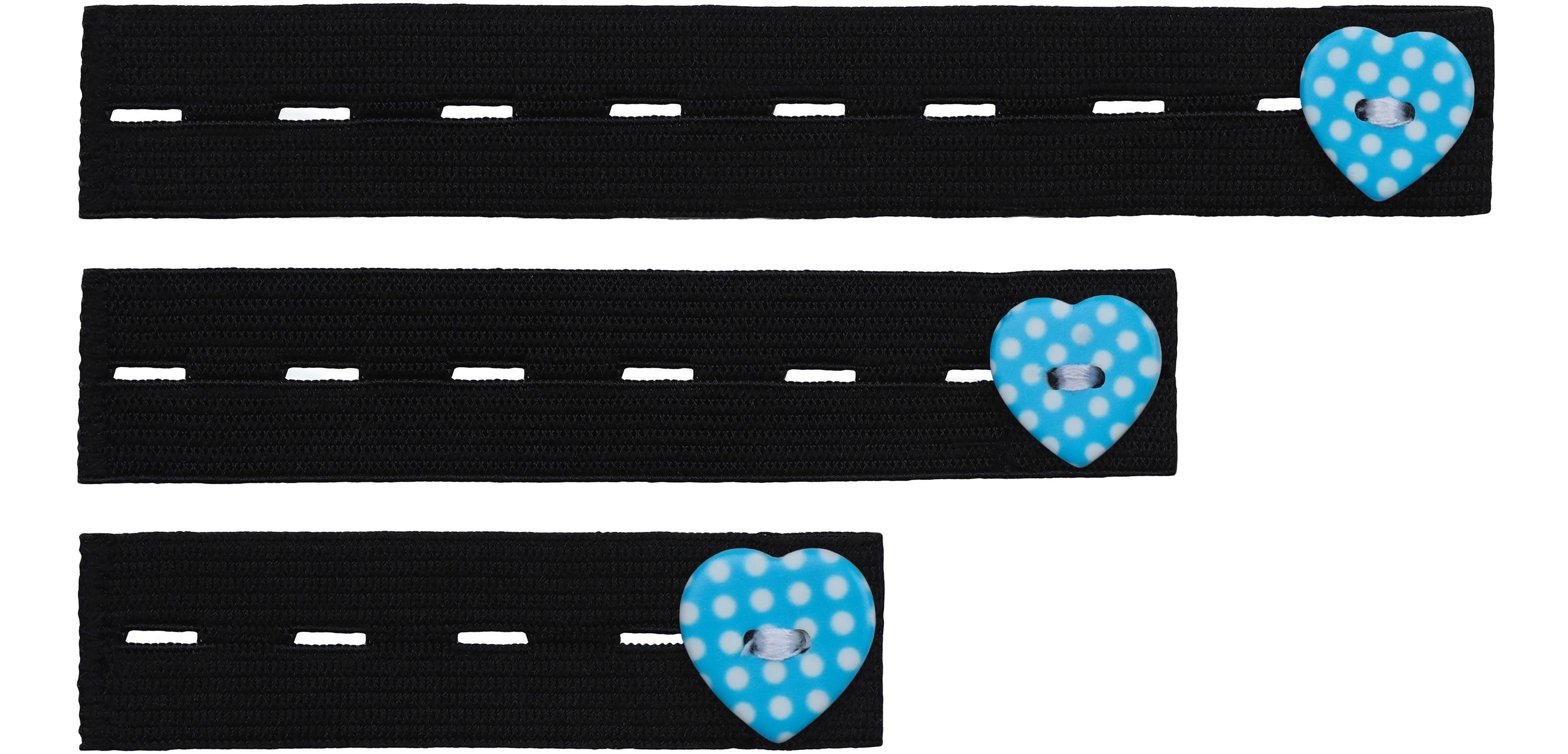 Be Mammy Hosenträger Damen Hosenerweiterung Gummi 3er Pack BE20-126 (1-St)