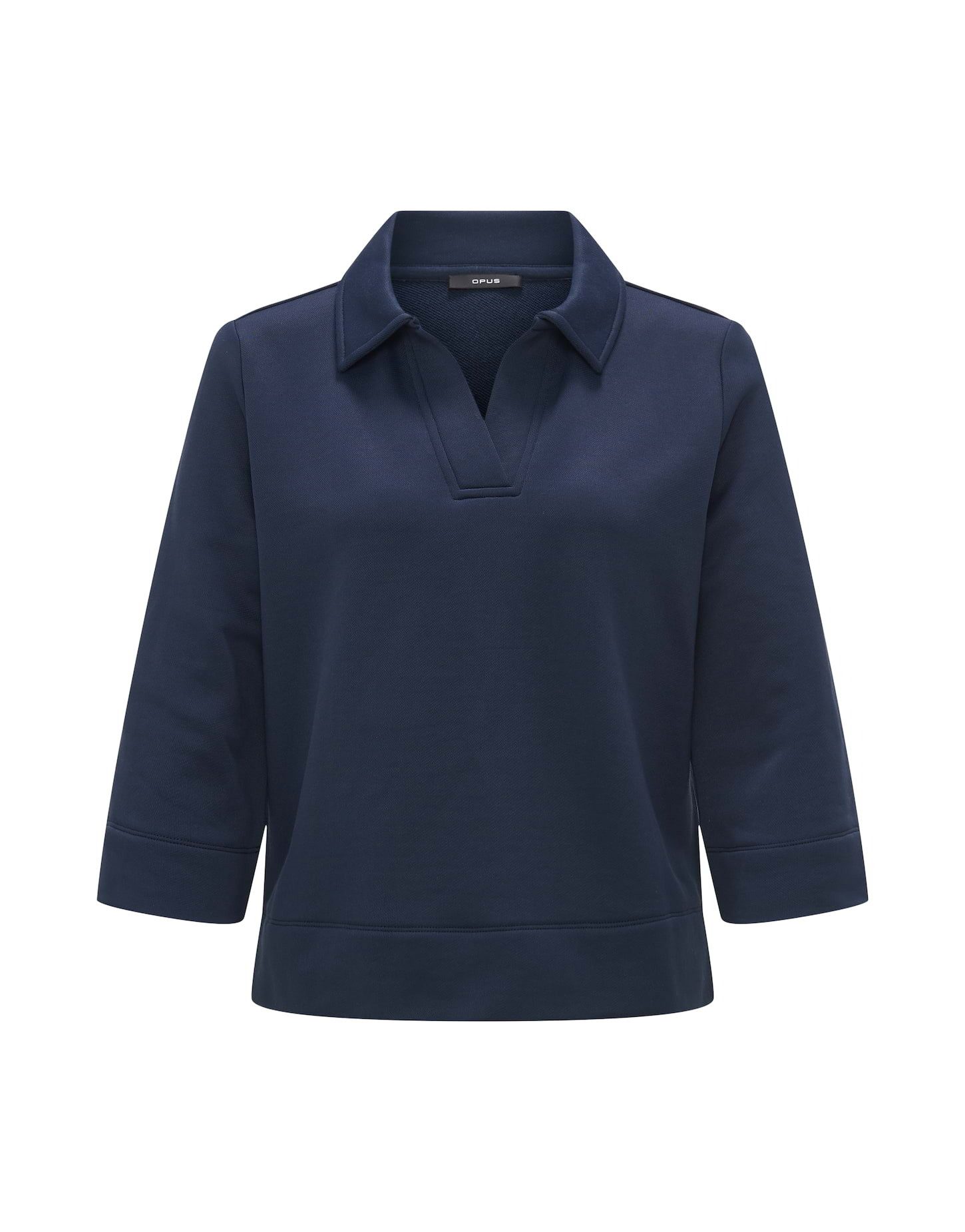 OPUS Sweatshirt Poloshirt GONUT Regular aus Baumwoll Mix günstig online kaufen