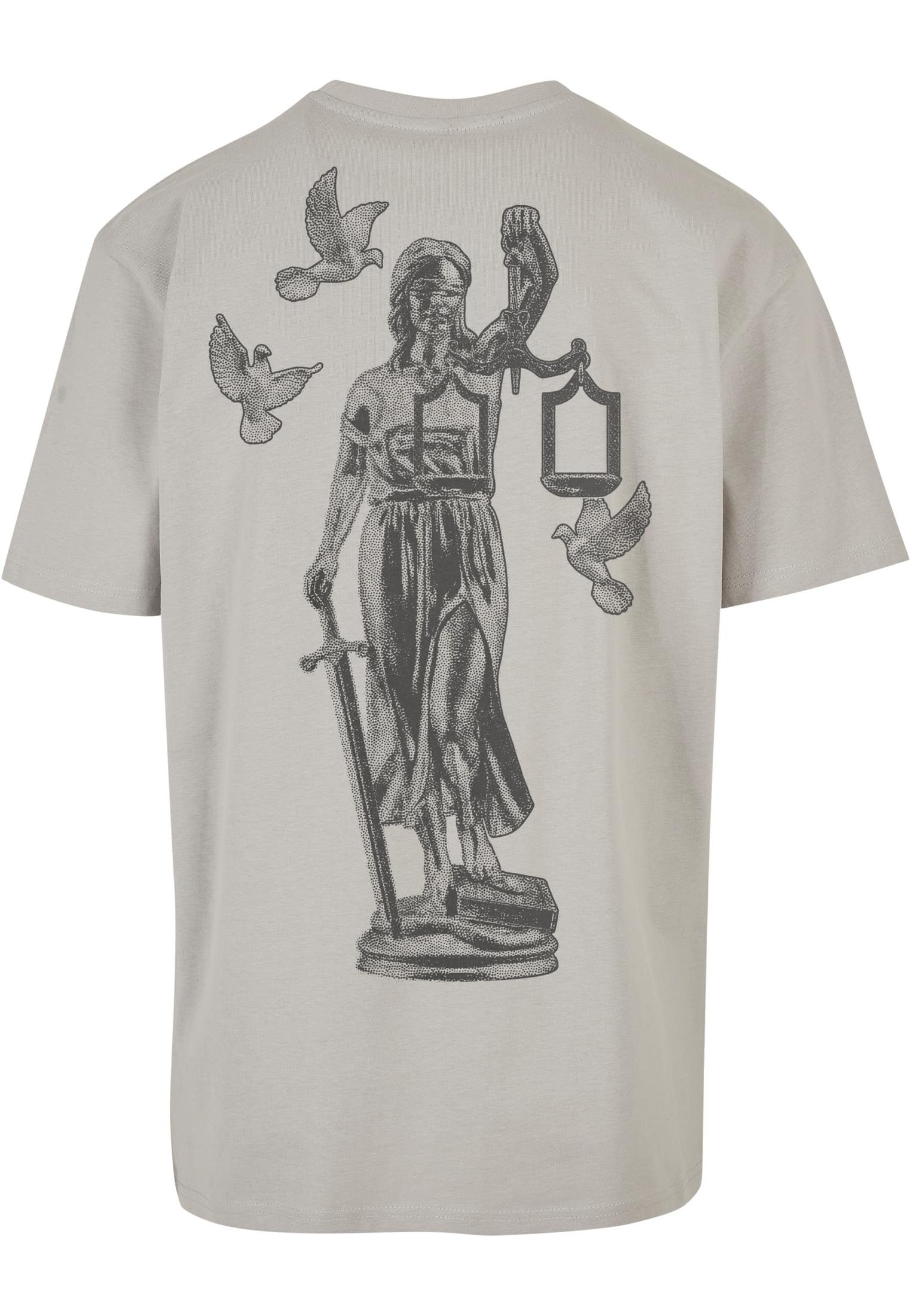 Upscale by Mister Tee Oversize (1-tlg) Justice Tee lightasphalt T-Shirt Herren