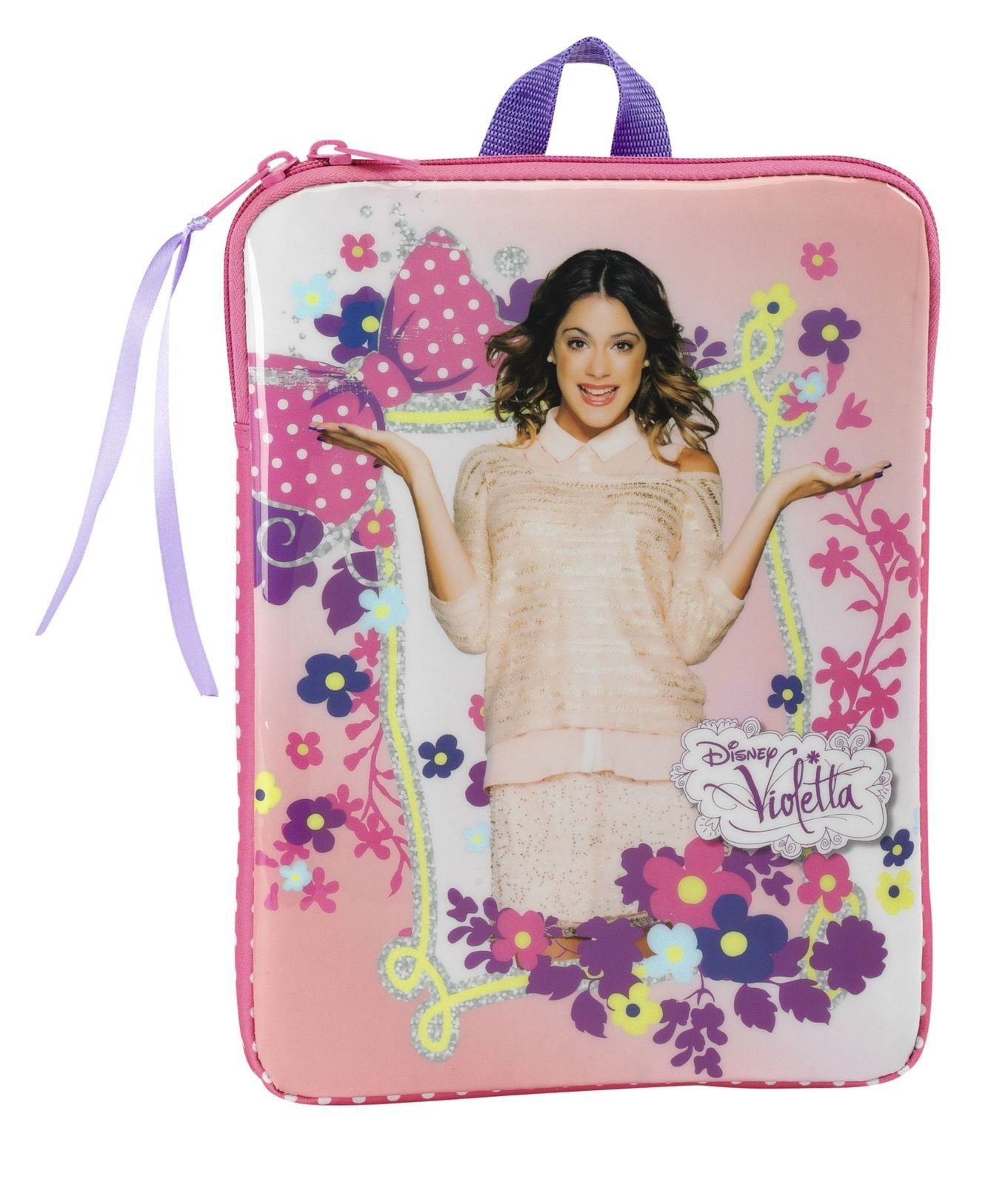 safta Umhängetasche Disney Violetta - Tablettasche, 10,6 Zoll (Reißverschluss, Mädchen), Geringes-Gewicht