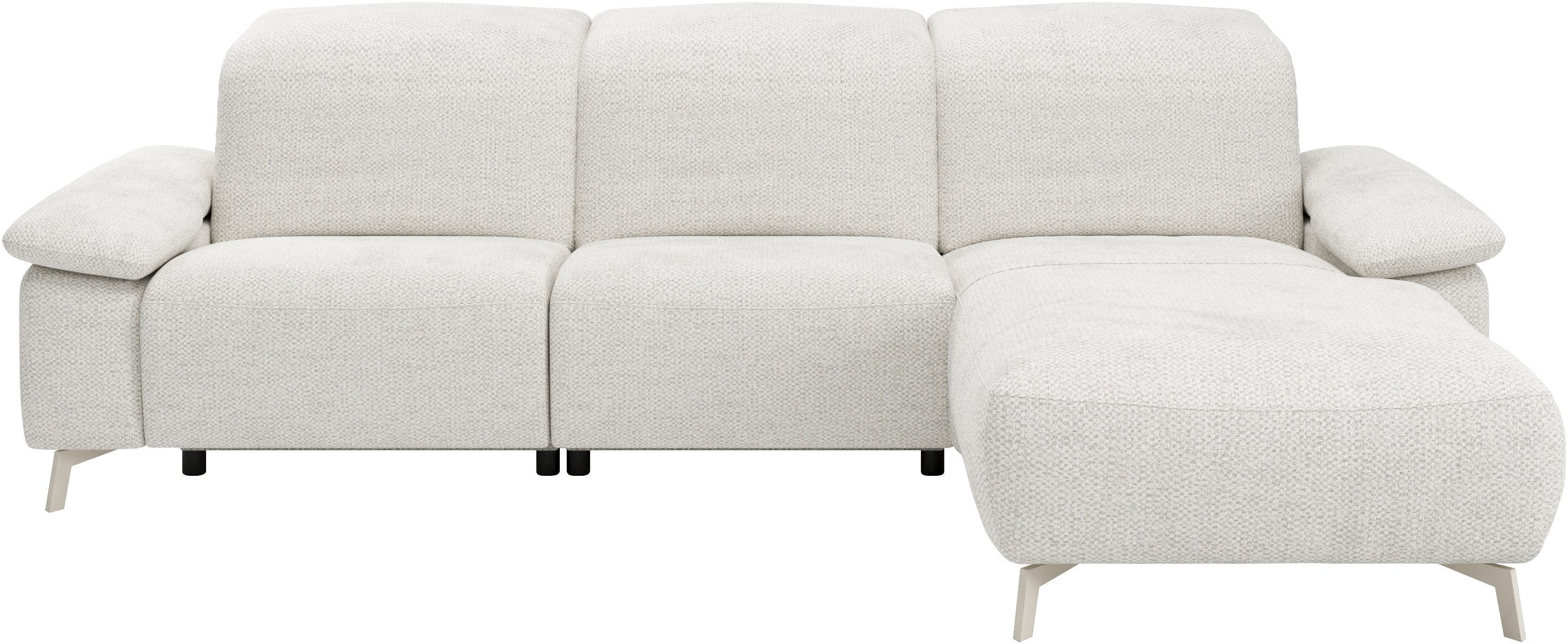 Musterring Ecksofa MR 370, intelligenter Komfort im modernen Design, Optionale Relaxfunktion, flexible Kopfteile & klappbare Armlehnen