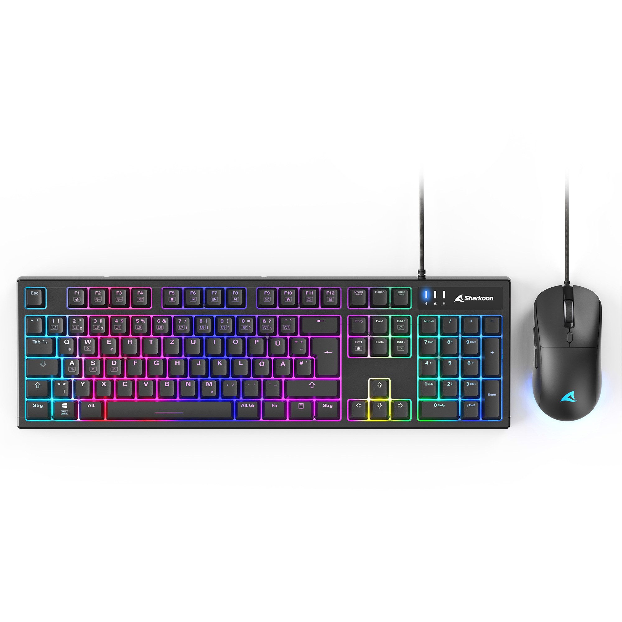 Sharkoon Sharkoon SKILLER SGB15, Desktop-Set Tastatur