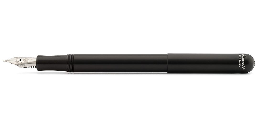 Kaweco Füllfederhalter Kaweco LILIPUT Füllhalter Schwarz, Medium Stahl blank