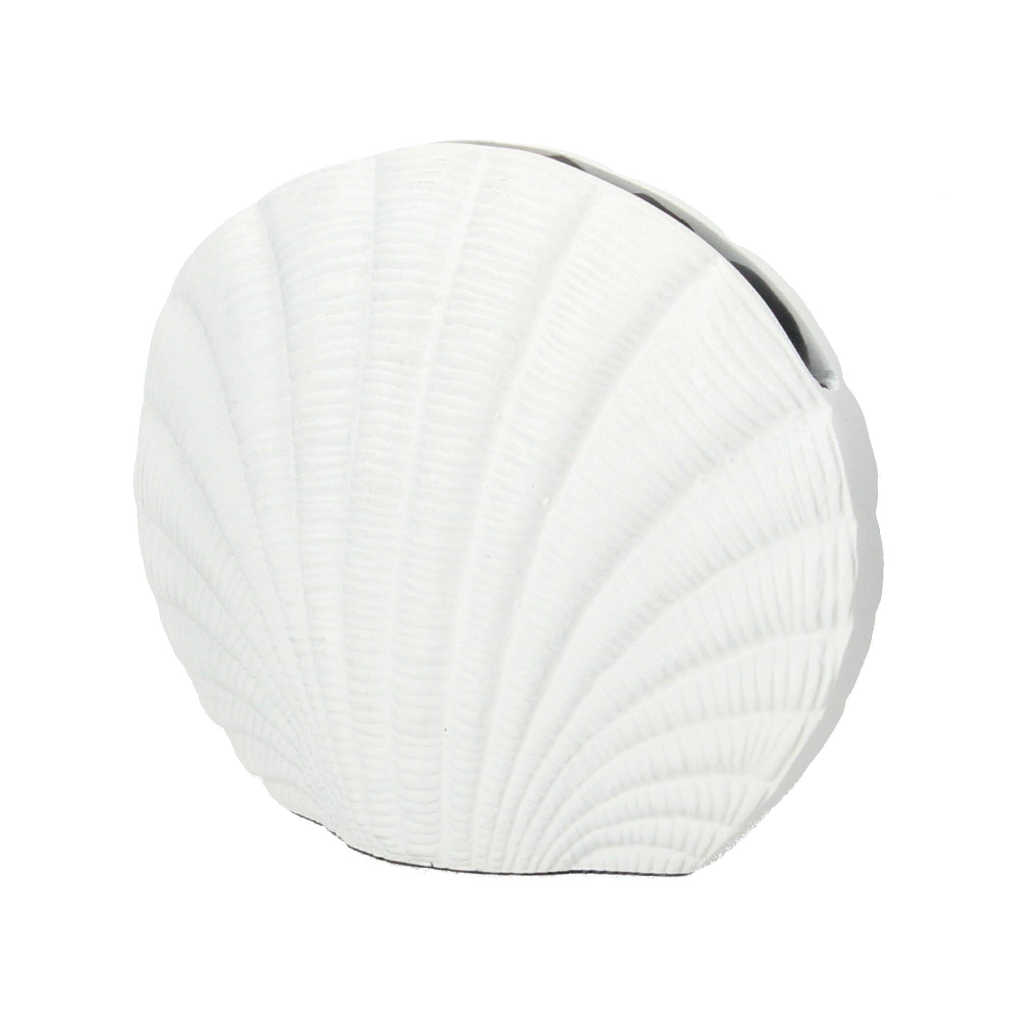 NORDAL Tischvase KAPITI Blumenvase Dekoration S 23 cm Aluminium weiß