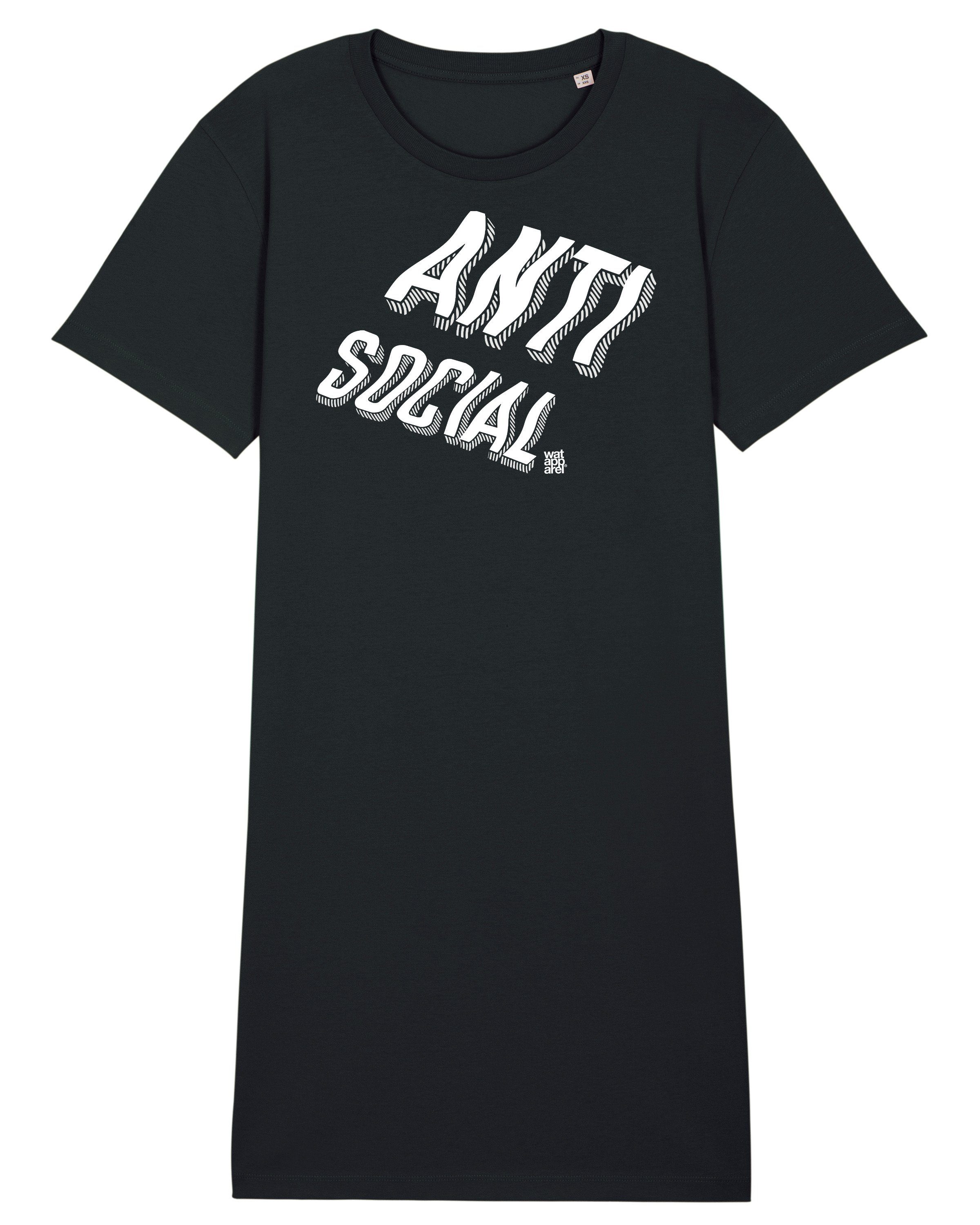 wat? Apparel Print-Shirt social Anti (1-tlg) rosa canyon