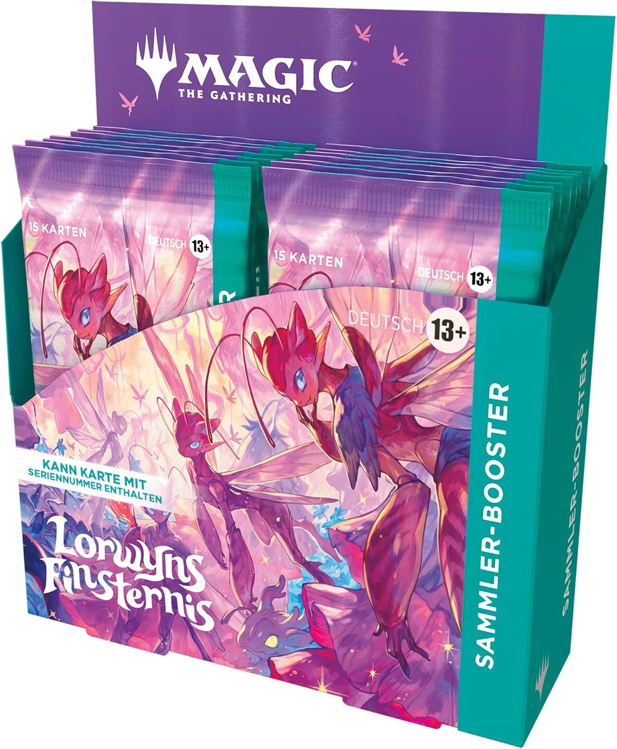 Magic the Gathering Sammelkarte Lorwyns Finsternis Sammler Display Deutsch, Enthält 12 Sammler-Booster Packs