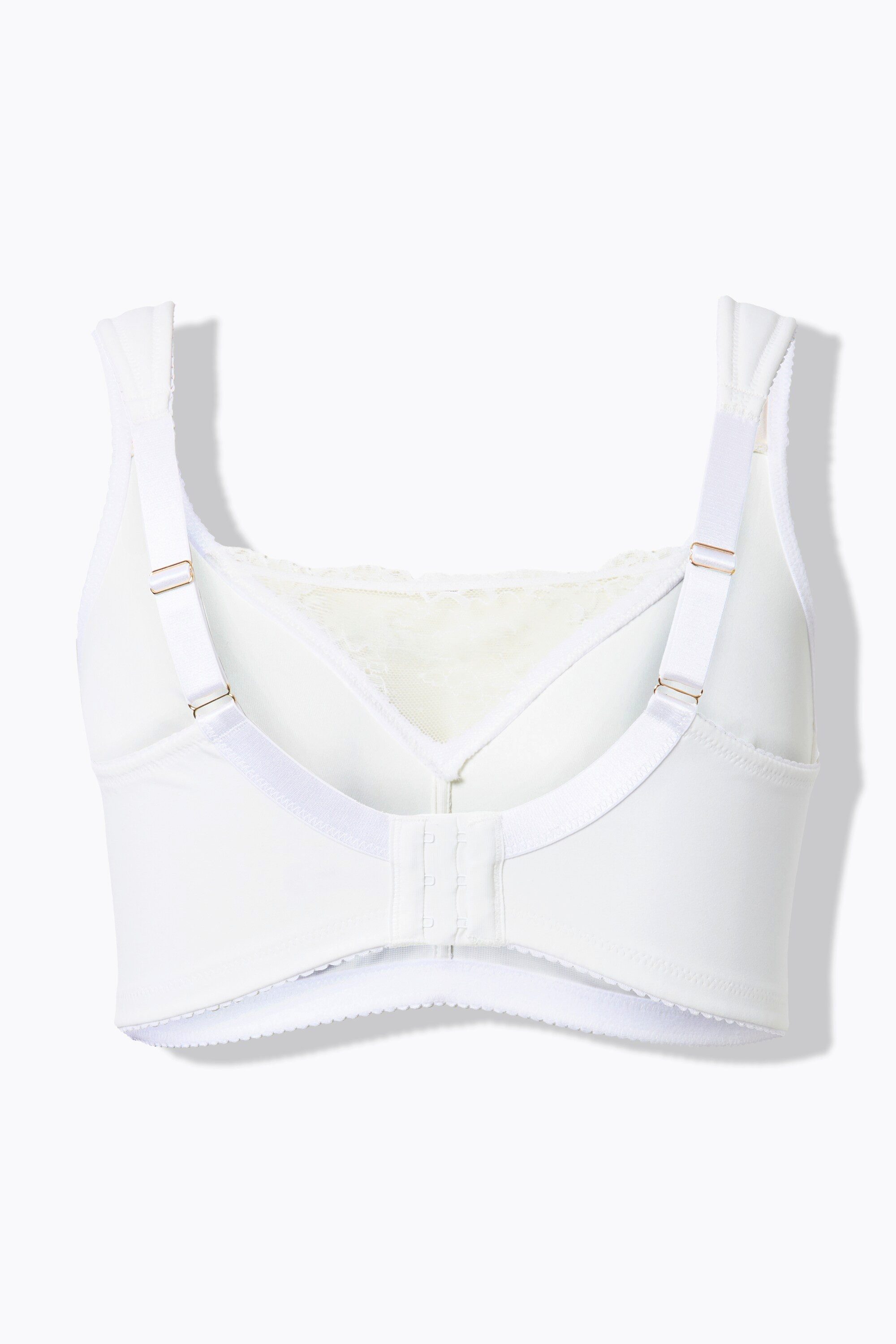 Ulla Popken Bustier Bralette Spitze Mikrofaser ohne Bügel – Bild 4 von 5