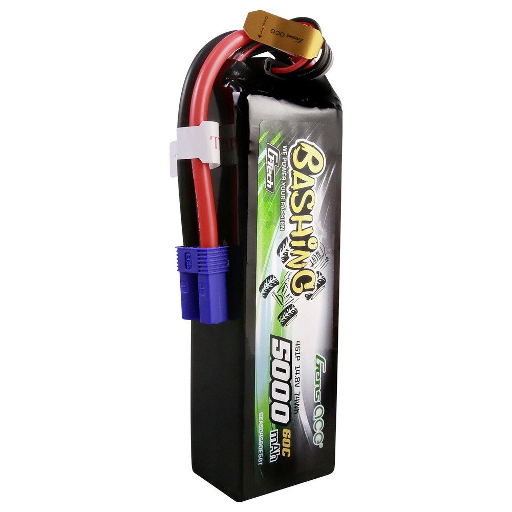Gens ace Gens ace Modellbau-Akkupack (LiPo) 14.8 V 5000 mAh Block EC5 Akku 5000 mAh