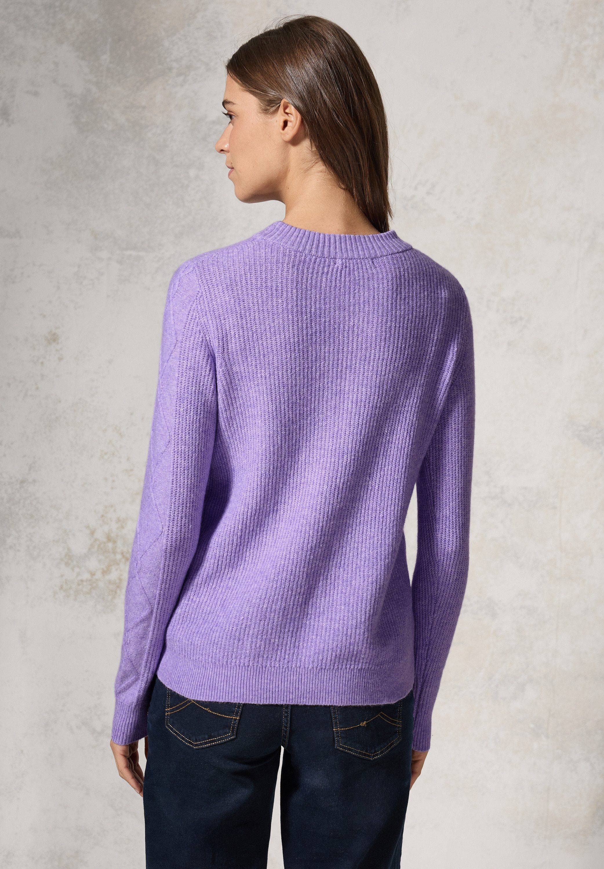 CECIL Strickpullover aus softem Materialmix