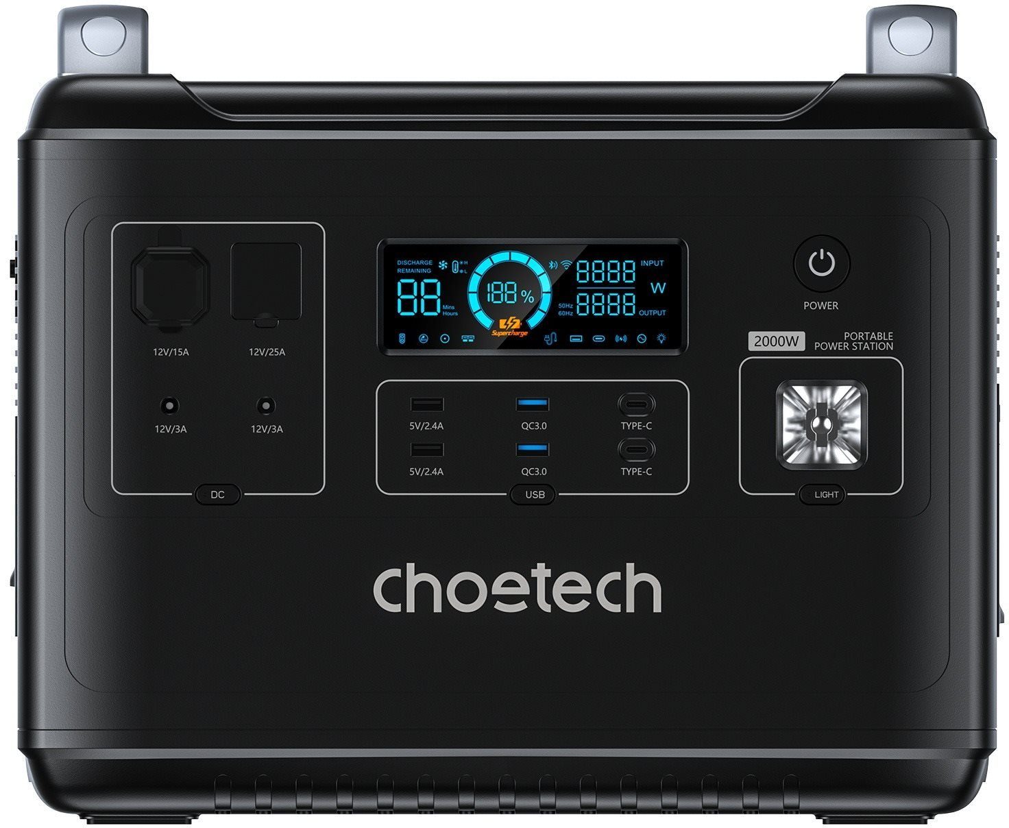 Choetech 2000W / 624.000mAh Portable Power Station Akku-Ladestation | Akku-Ladestationen