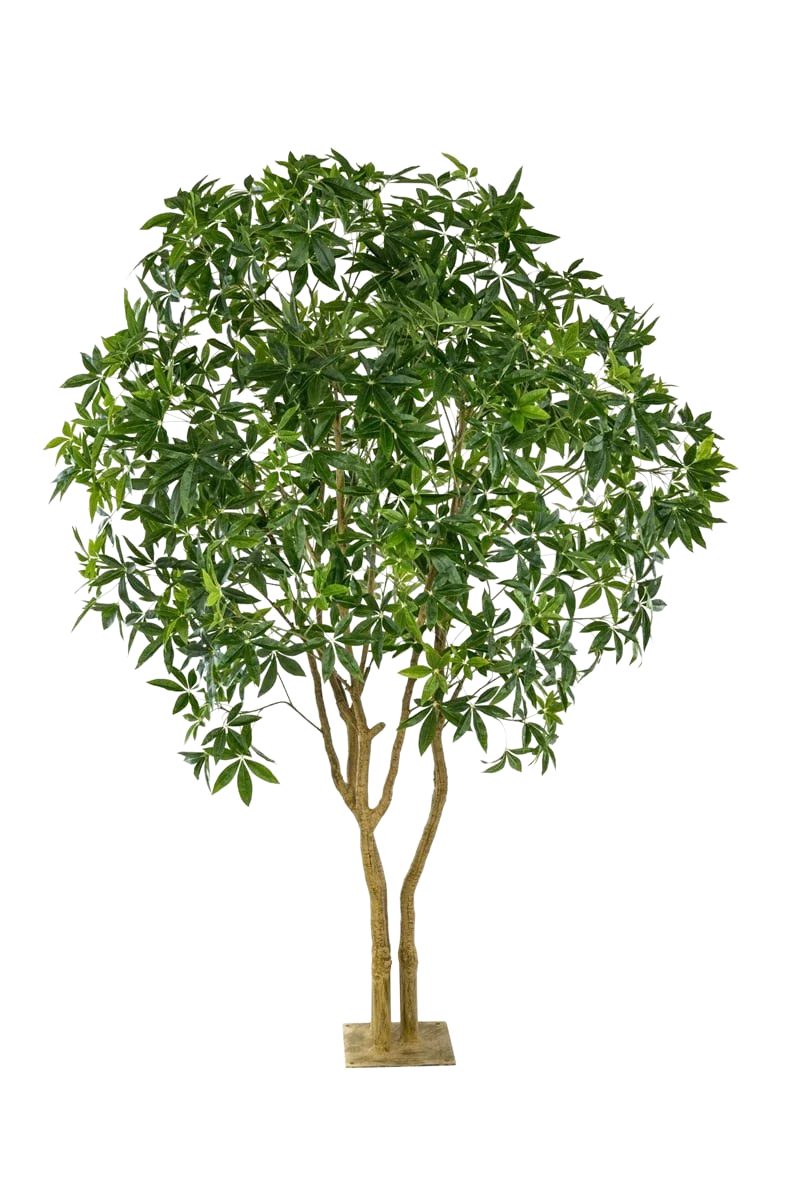 Kunstbaum Künstliche Glückskastanie - Mitsu, 285 cm, Emerald, Höhe 285 cm